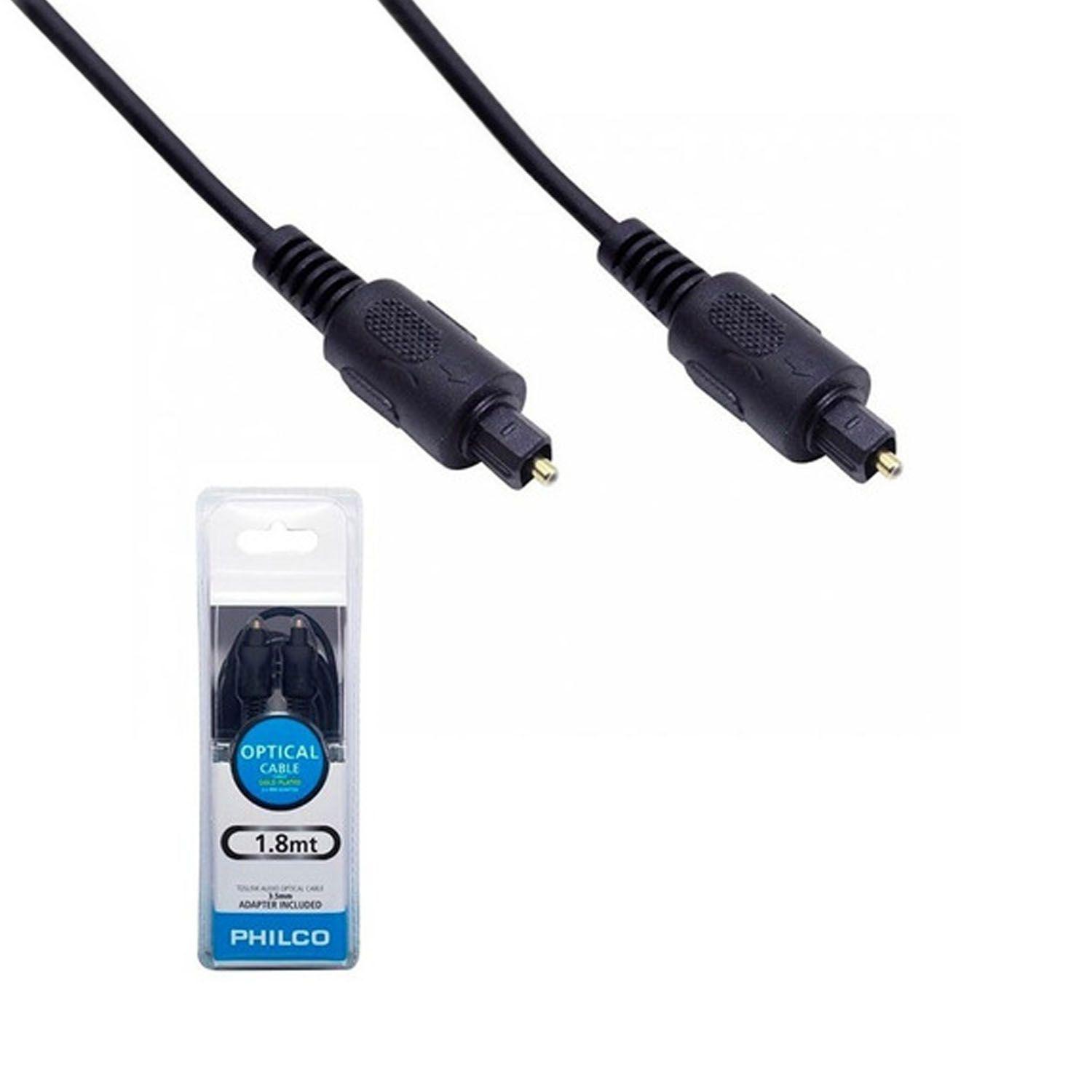 Cable Optico Philco Gold Plated 1.8mt - Crazygames-1