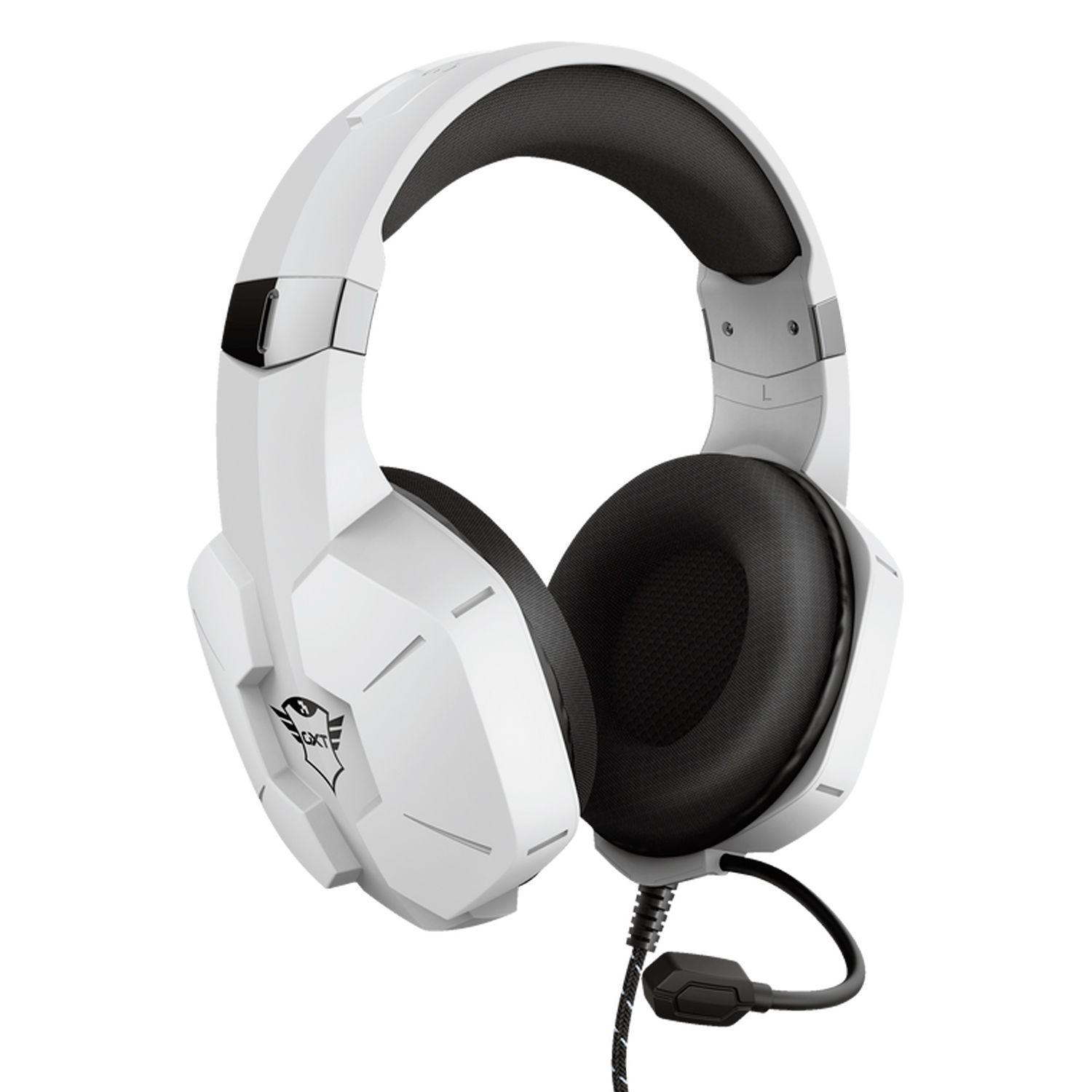 Audífono Gamer Trust Carus White PS5 GXT 323W - Crazygames-1