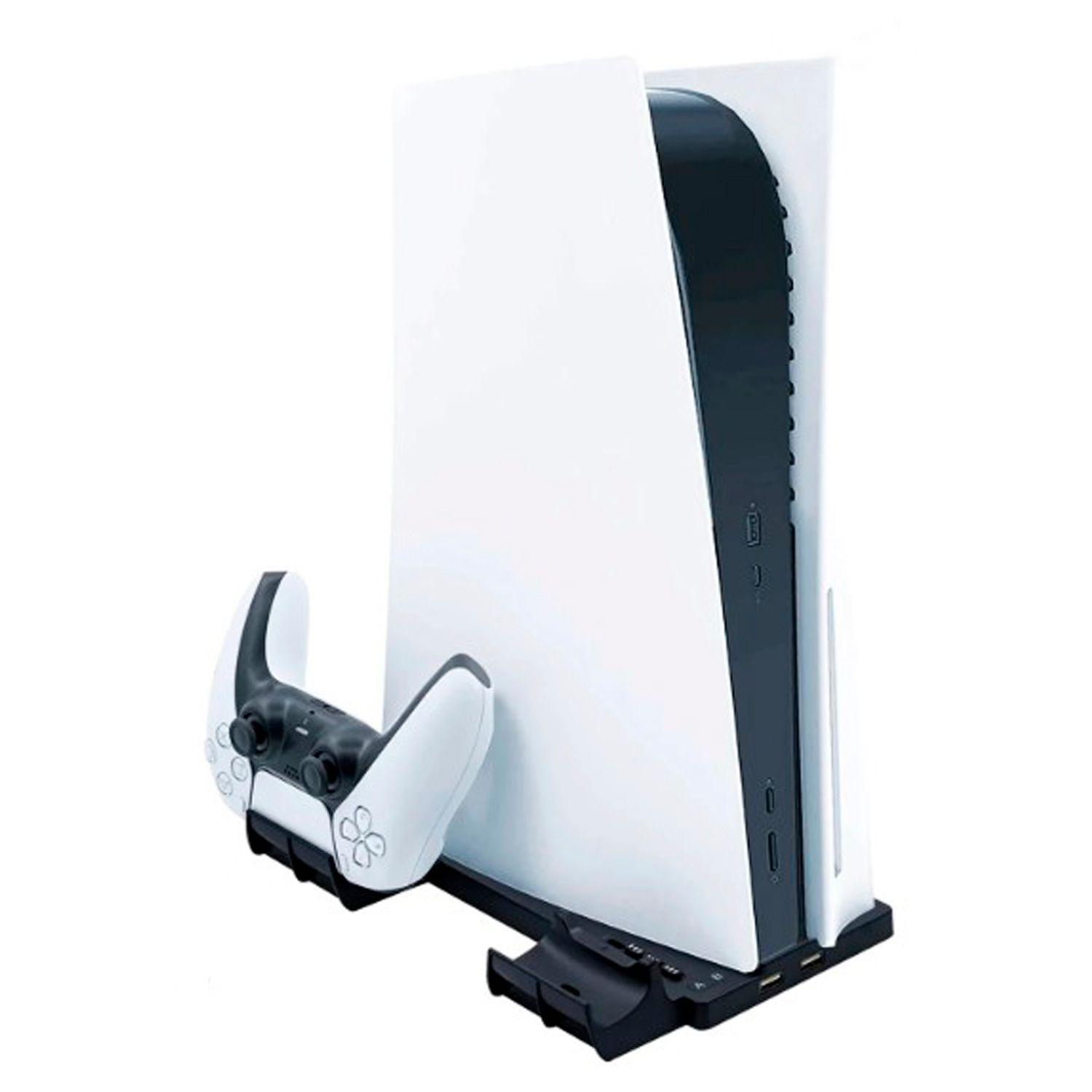 Base Para Consola Ps5 + Cargador De Controles Iplay-0