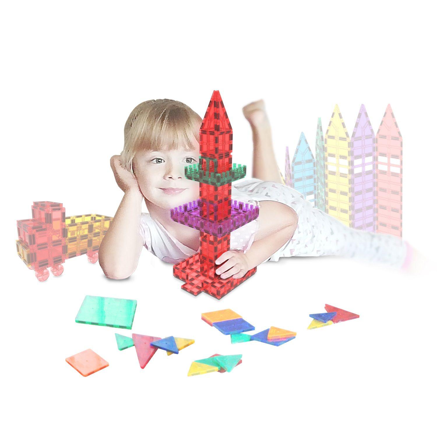 Juguete Magnetico Blocks 120 Piezas Magnetimix-4