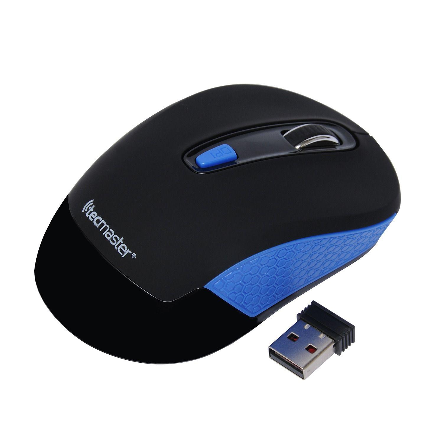 Mouse Optico Inalambrico Azul TM-MO382RG-BL - Crazygames-0