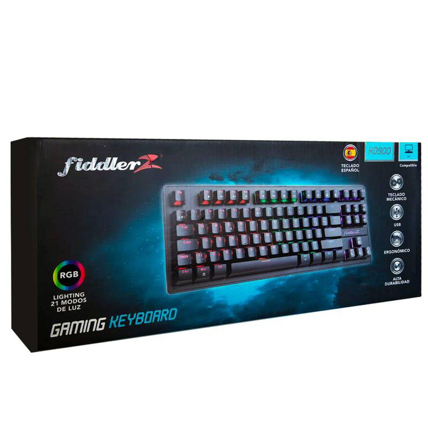 Teclado Mecanico Gamer Rgb Fd-kd900 Switch Azul - Crazygames-2