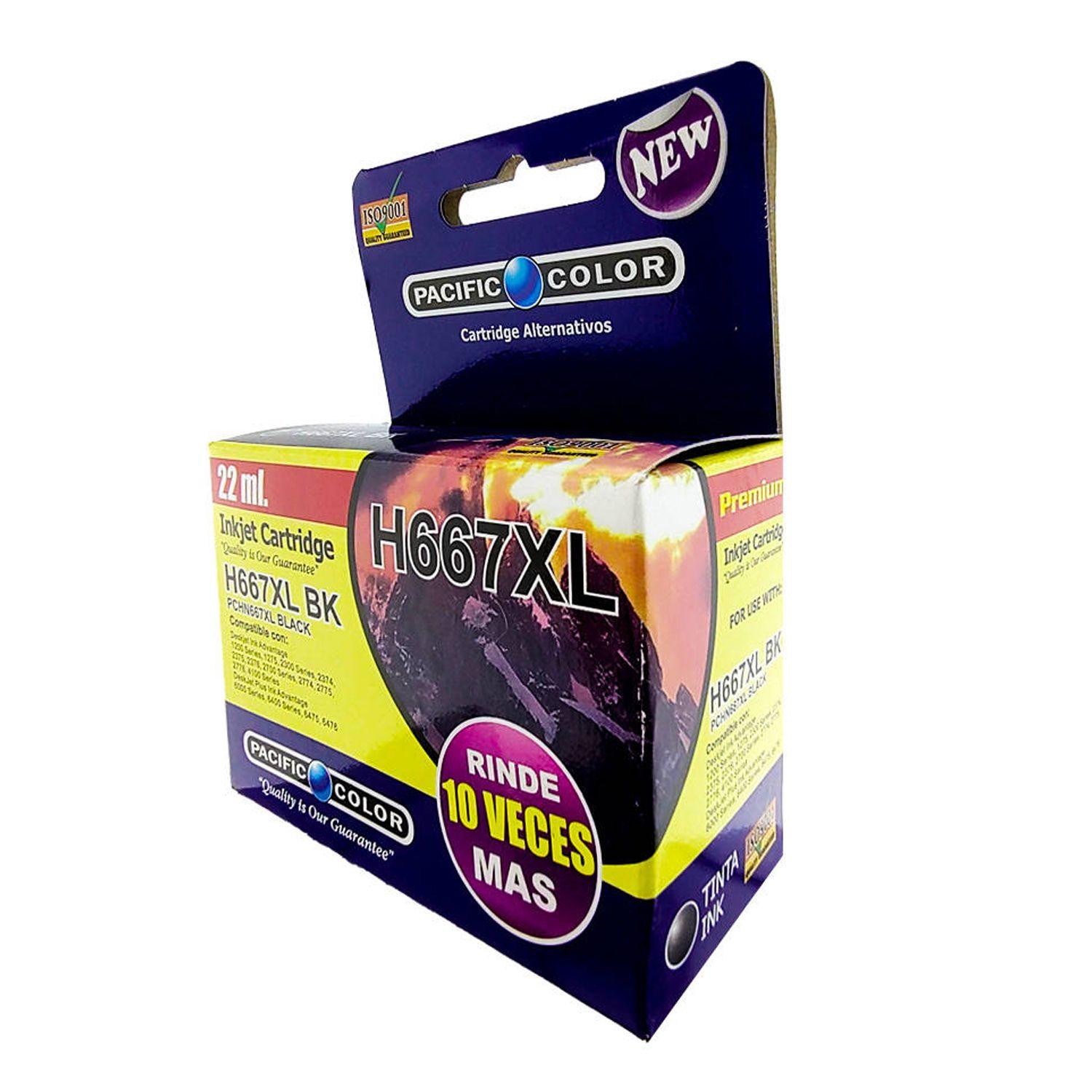 Cartucho de Tinta H667xl Negro Compatible HP - Crazygames-1