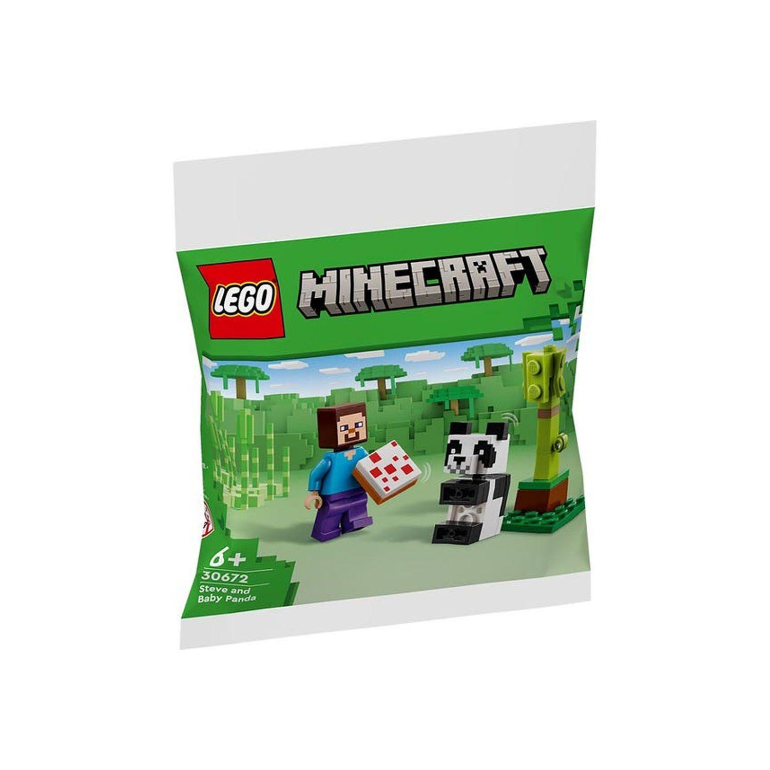 Lego Minecraft Steve Y Panda Bebe 30672 - Crazygames-0