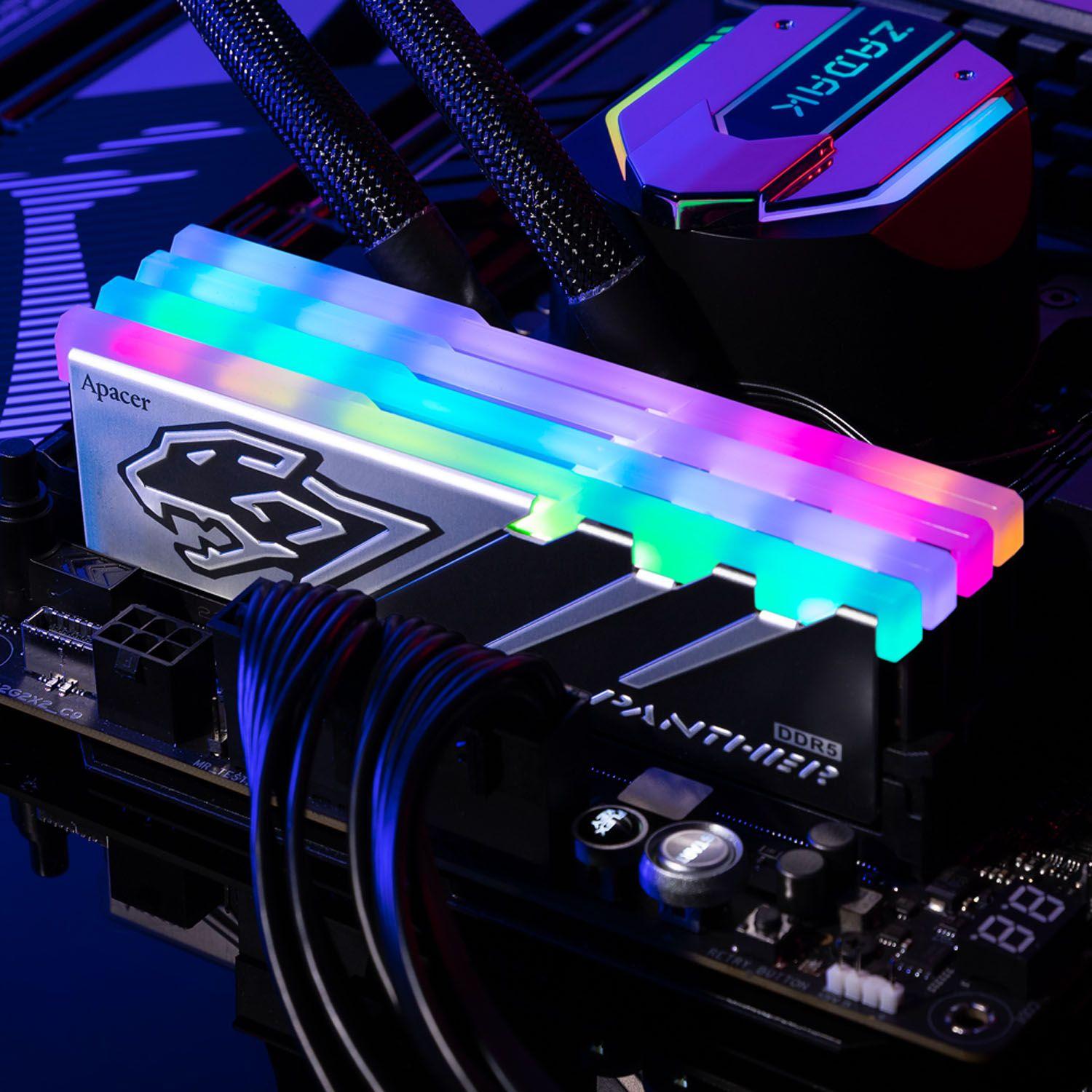 Memoria Ram DDR5 Udimm RGB Kit 2 x 16gb 5200mhz Apacer Nox-4