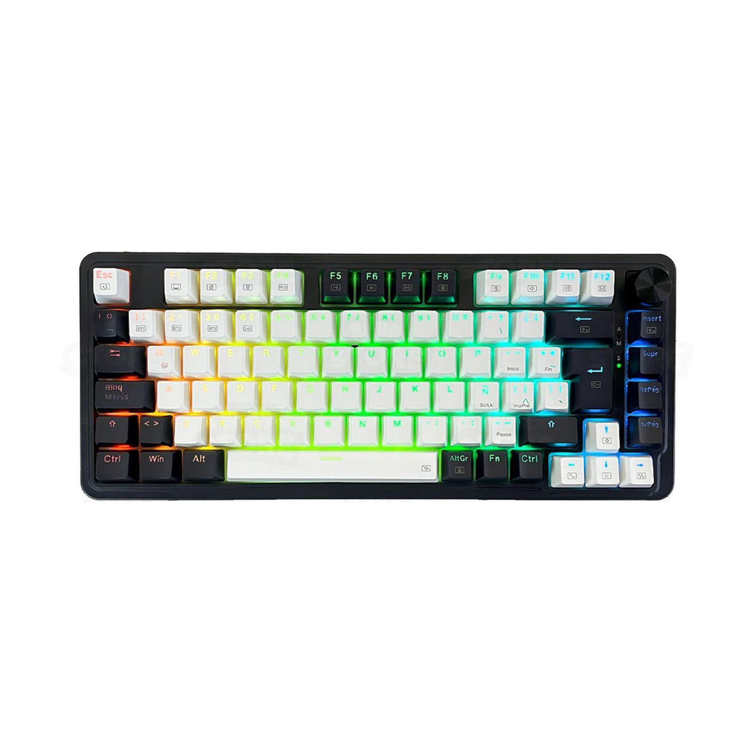 Teclado Mecanico 75% Redragon Ucal Pro K673WB Sw Red Españ-0