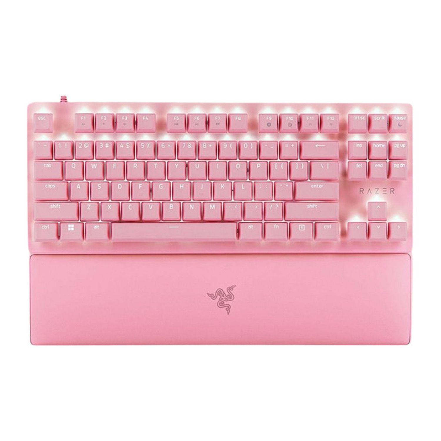 Teclado Gamer Razer Huntsman V2 Tkl 80% Quartz Sw Red Ingles-0