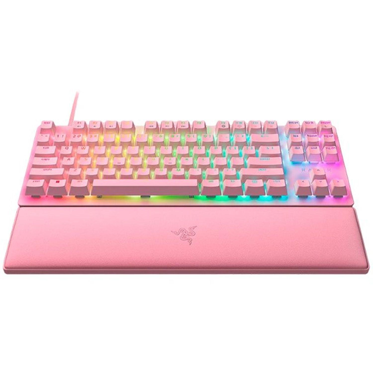 Teclado Gamer Razer Huntsman V2 Tkl 80% Quartz Sw Red Ingles-1