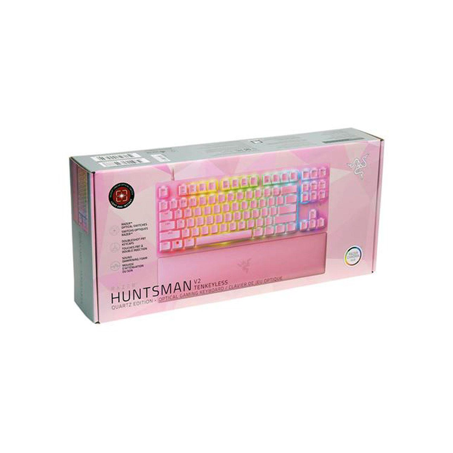 Teclado Gamer Razer Huntsman V2 Tkl 80% Quartz Sw Red Ingles-2