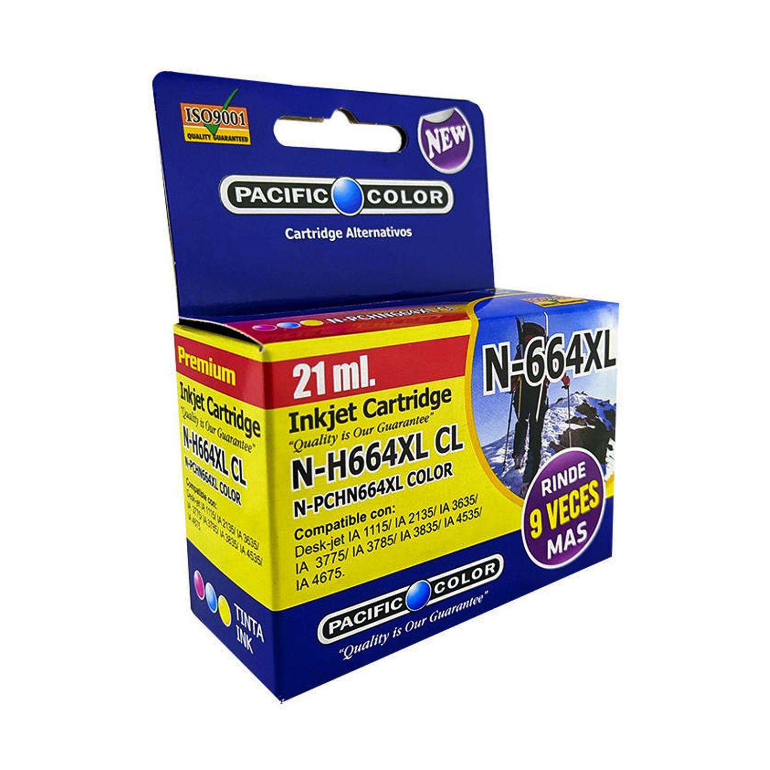 Cartucho de Tinta N-H664xl Color Compatible HP - Crazygames-1