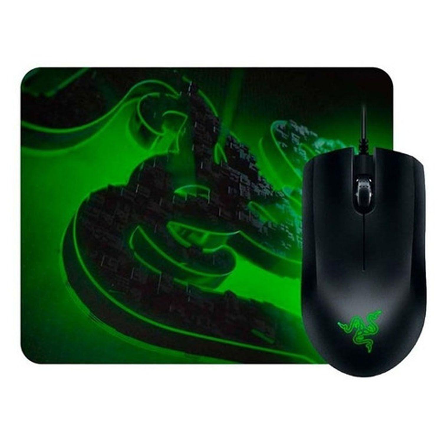 Mouse Gamer Razer Abyssus + Goliathus Lite - Crazygames-0