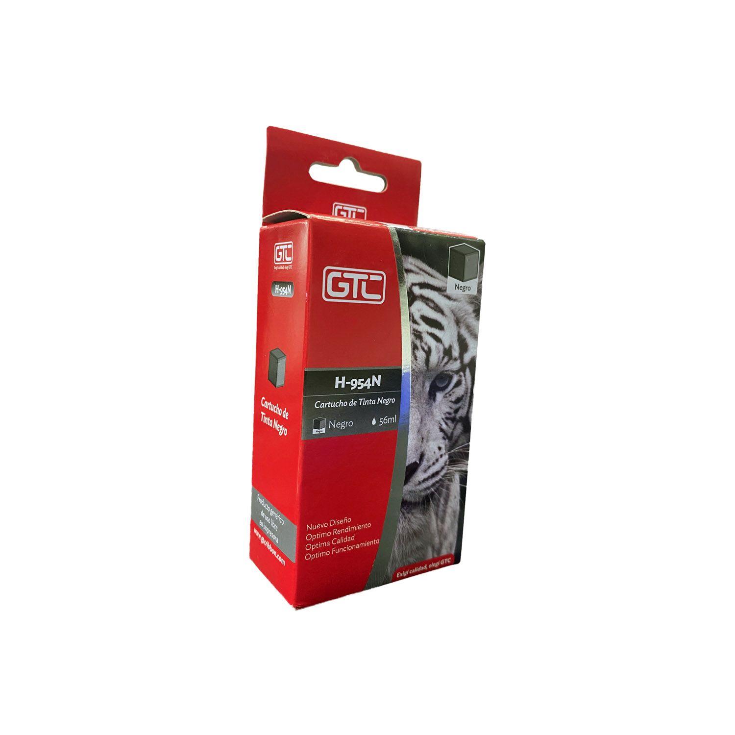 Cartucho De Impresora 954 XL Black GTC Compatible HP-0