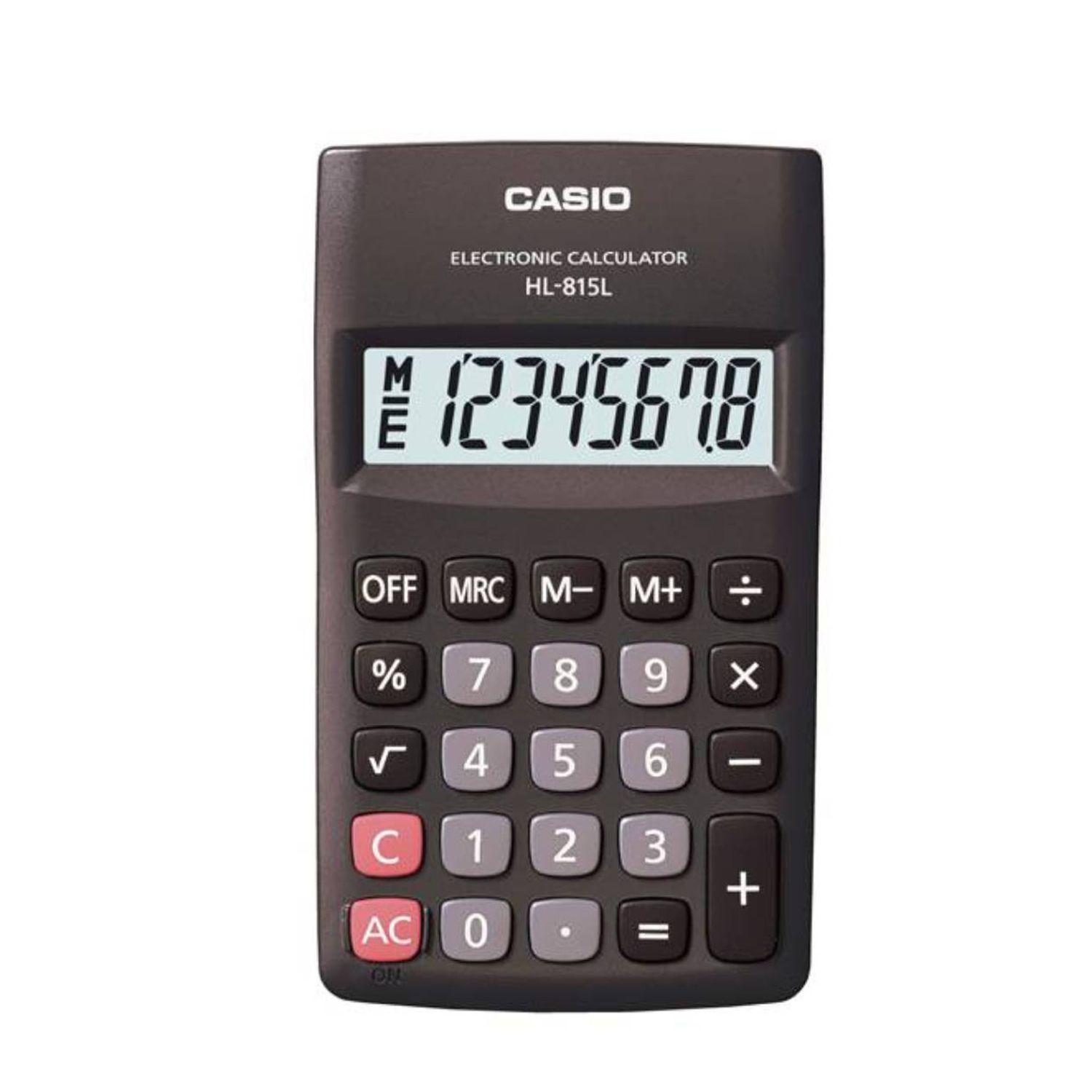 Calculadora De Bolsillo Casio HL-815L Negro - Crazygames-0