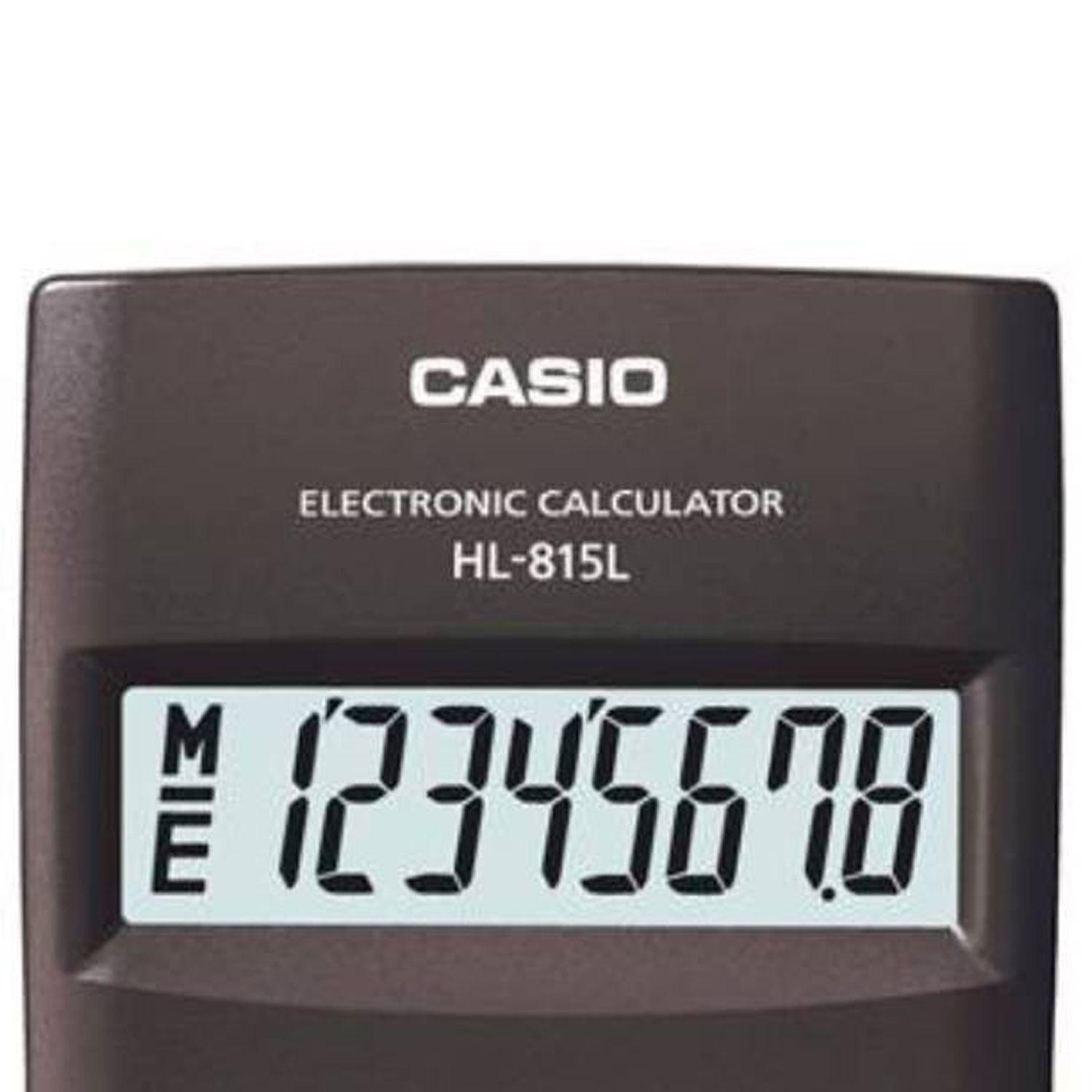 Calculadora De Bolsillo Casio HL-815L Negro - Crazygames-1