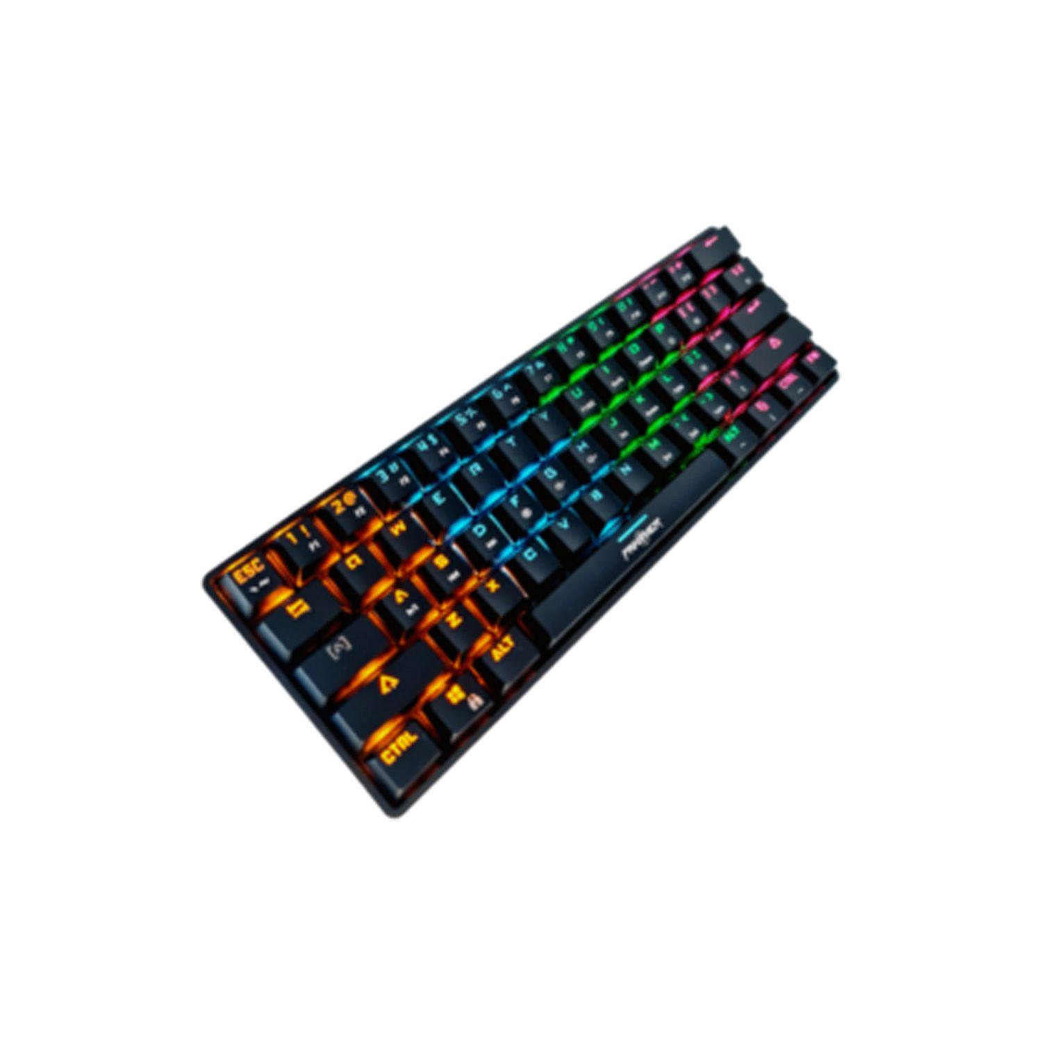 Teclado Gamer  60% PM-615 Negro Switch Blue Panther-0