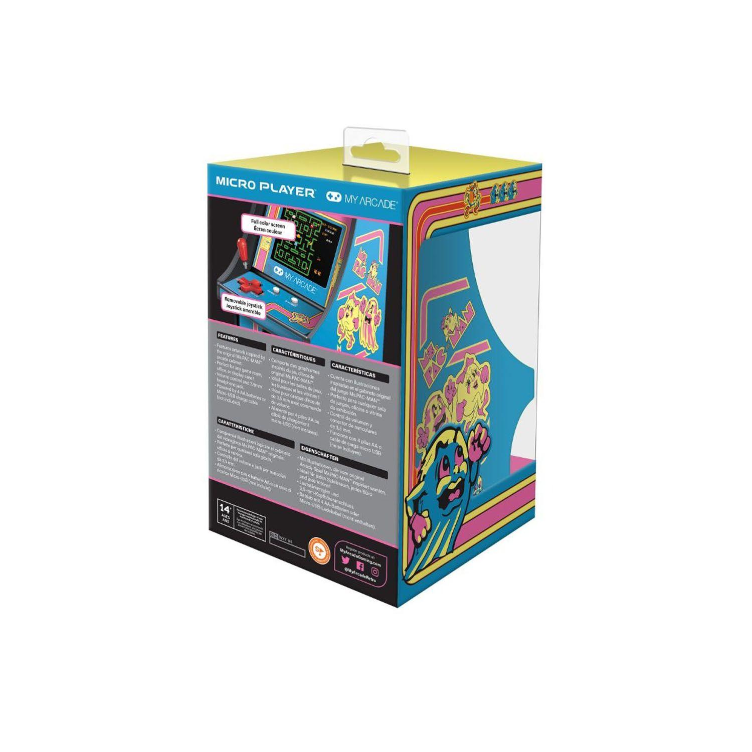 MIni Consola Portatil My Arcade Micro MS PACMAN DGUNL-3230-3