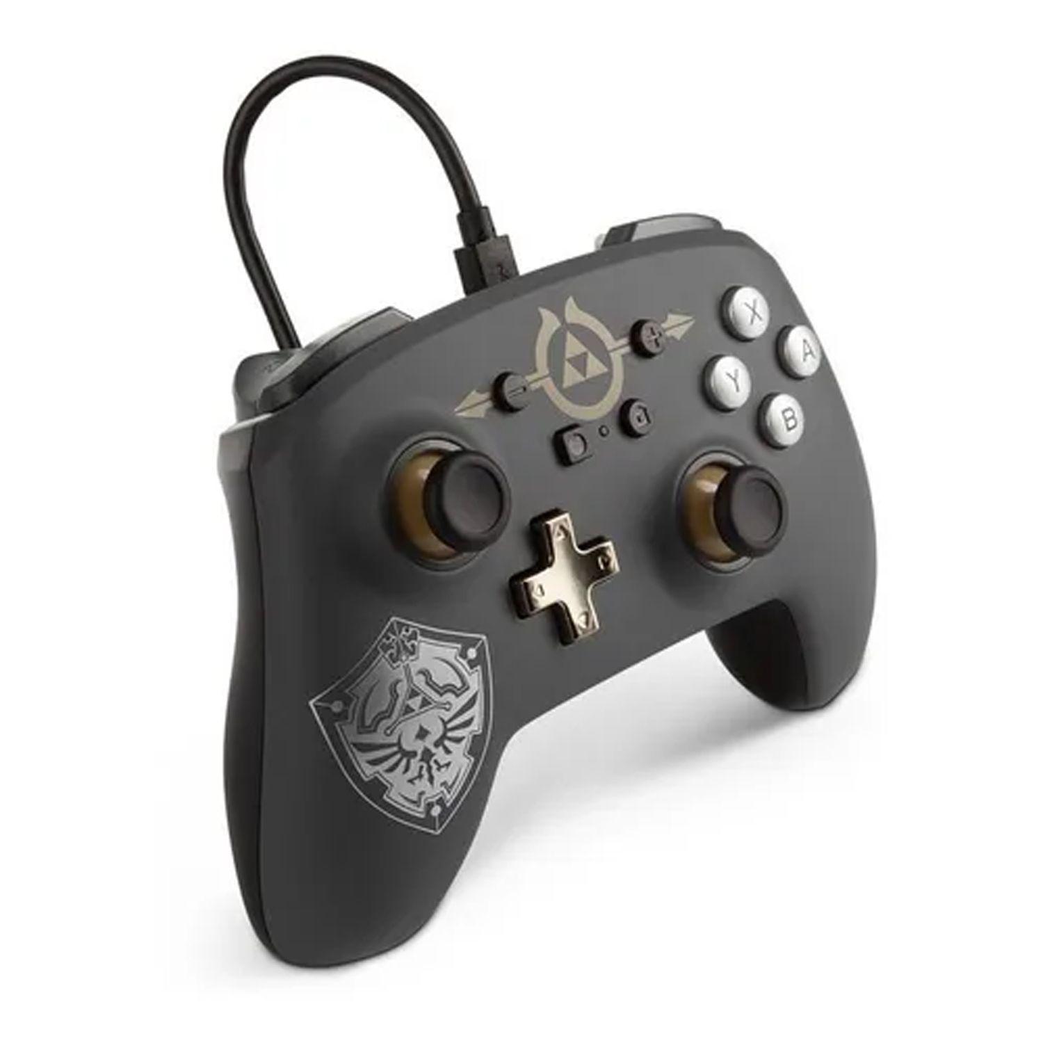 Control Pro Alámbrico Switch Zelda Hylian Shield Power A-1