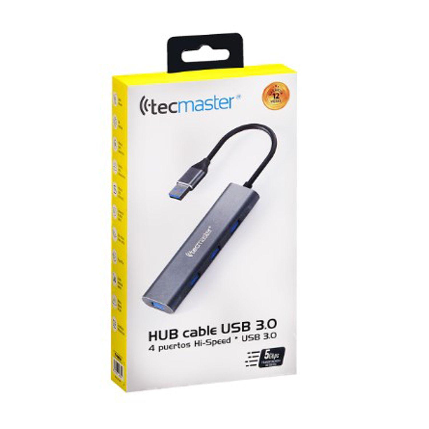 Hub Usb 3.0 Con Disipador 4 Puertos 3.0 TM-100534 Crazygames-3