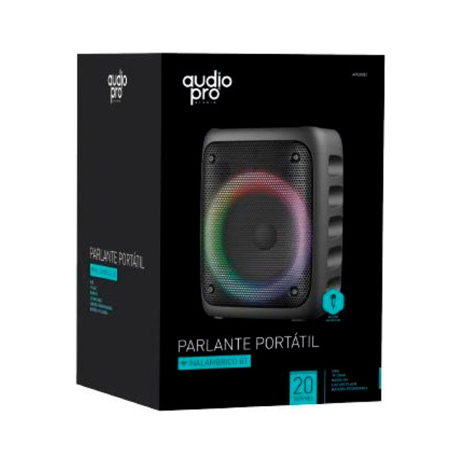 Parlante Portatil 20W Recargable + Microfono AP02085-1
