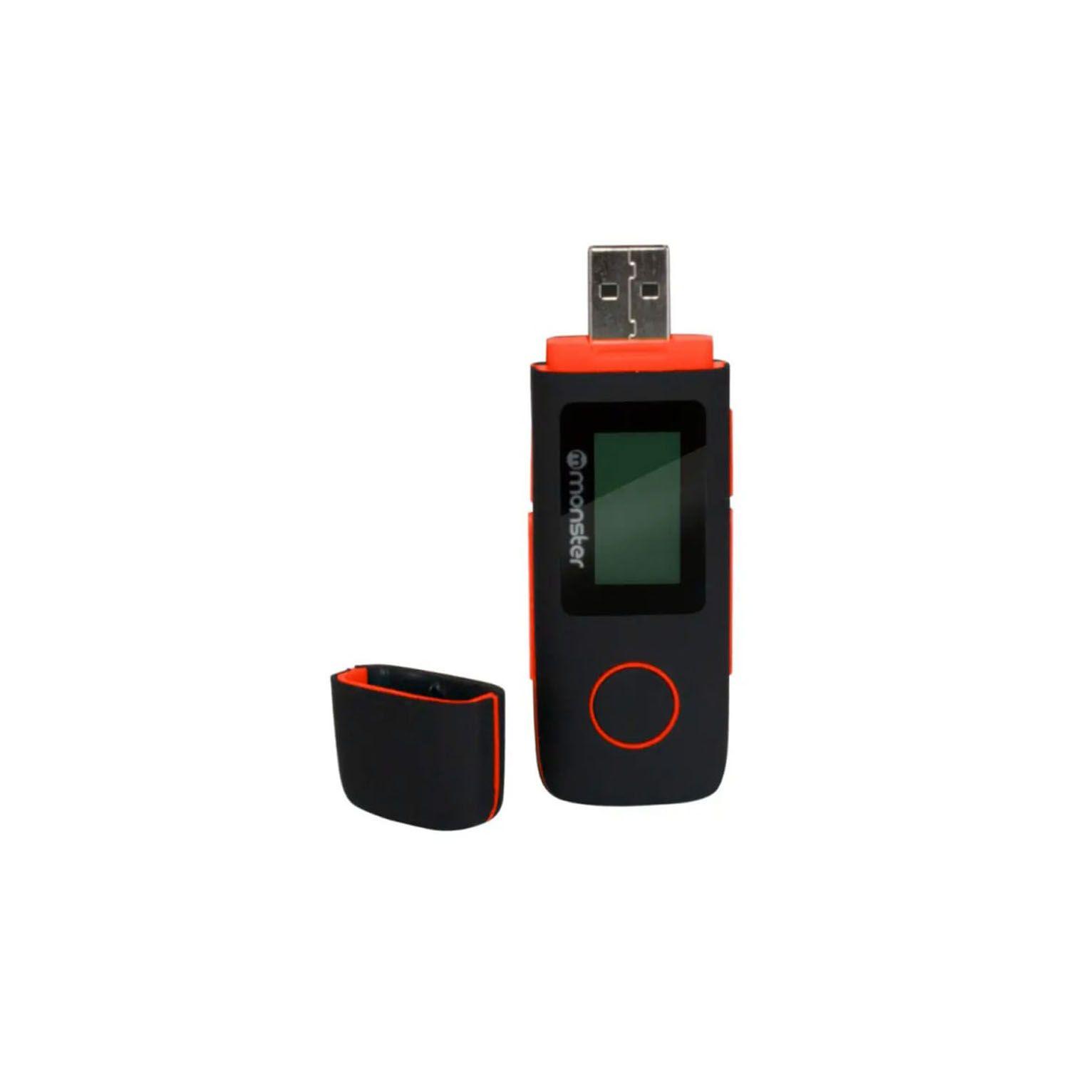 Reproductor MP3 16GB Rojo Monster 087RD-0
