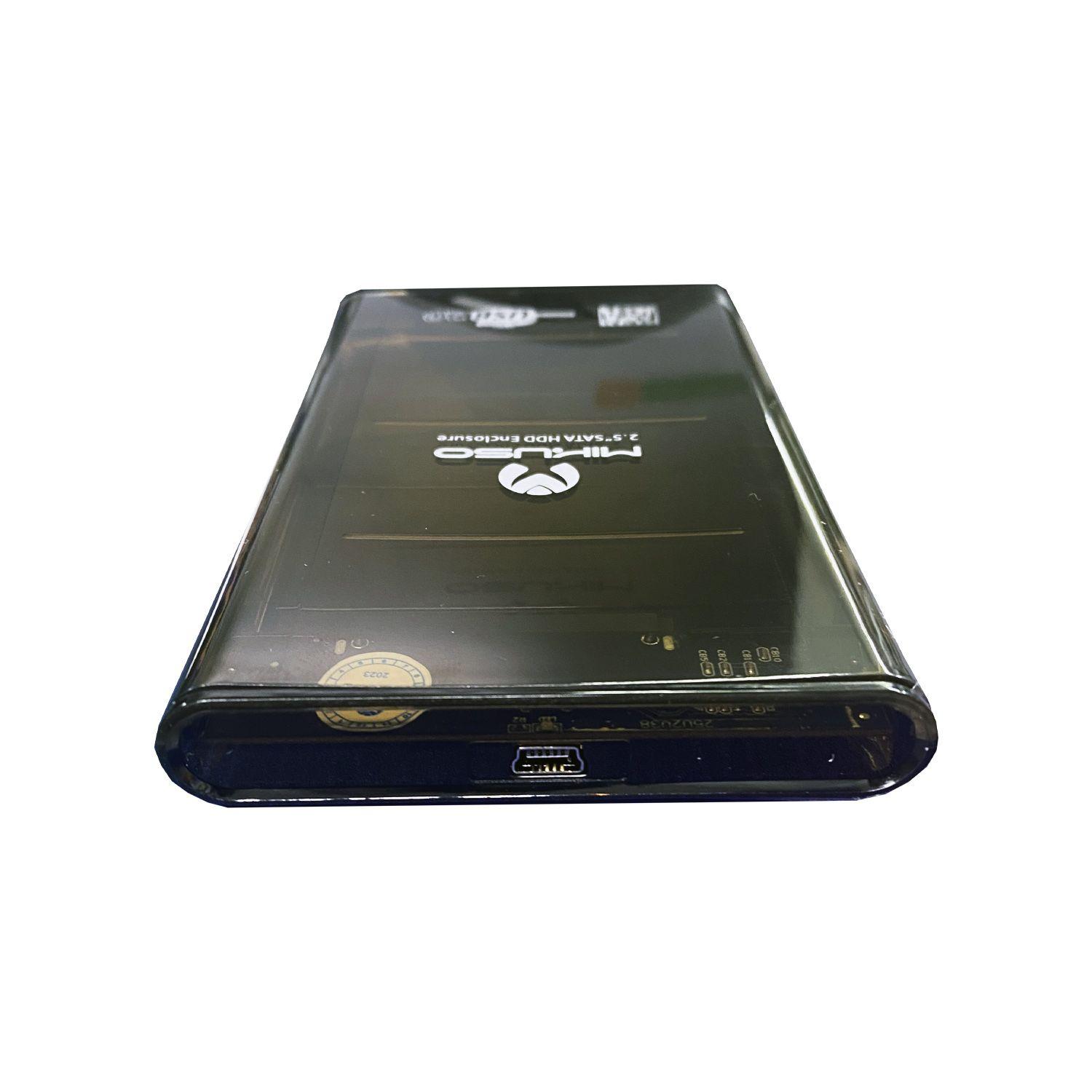 Cofre Disco Duro Transparente 2.0 Ecs-016-2