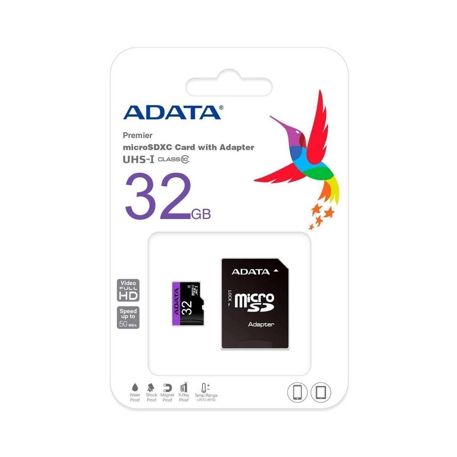 Memoria Micro Sd Adata UHS-1 Clase 10 32gb 80Mbps Crazygames-2