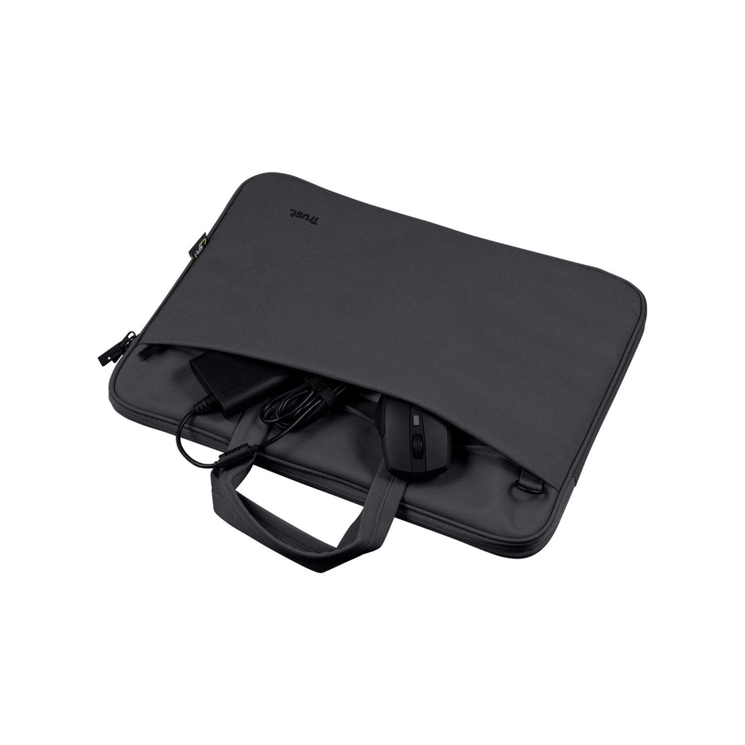 Maletin Para Notebook 16 pulgadas Trust Bologna Eco Black-1