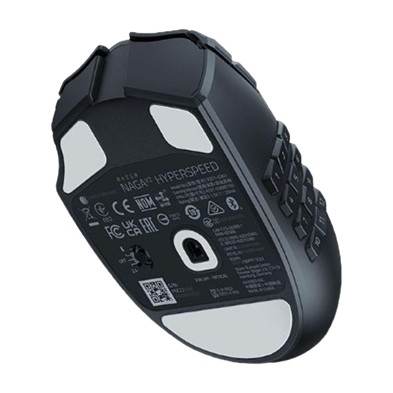 Mouse Gamer Razer Naga V2 Hyperspeed Black - Crazygames-4