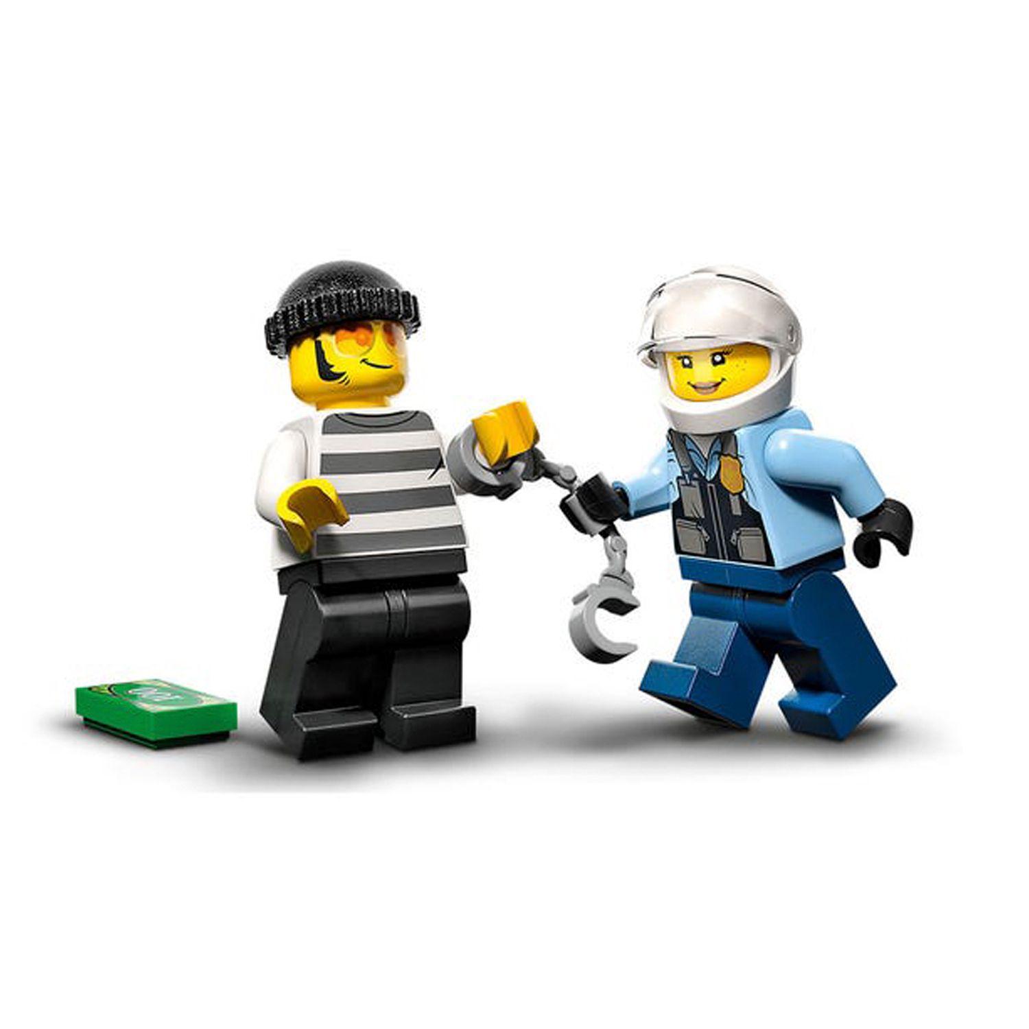 Lego City Moto de Policia y Auto a la Fuga 60392- Crazygames-2