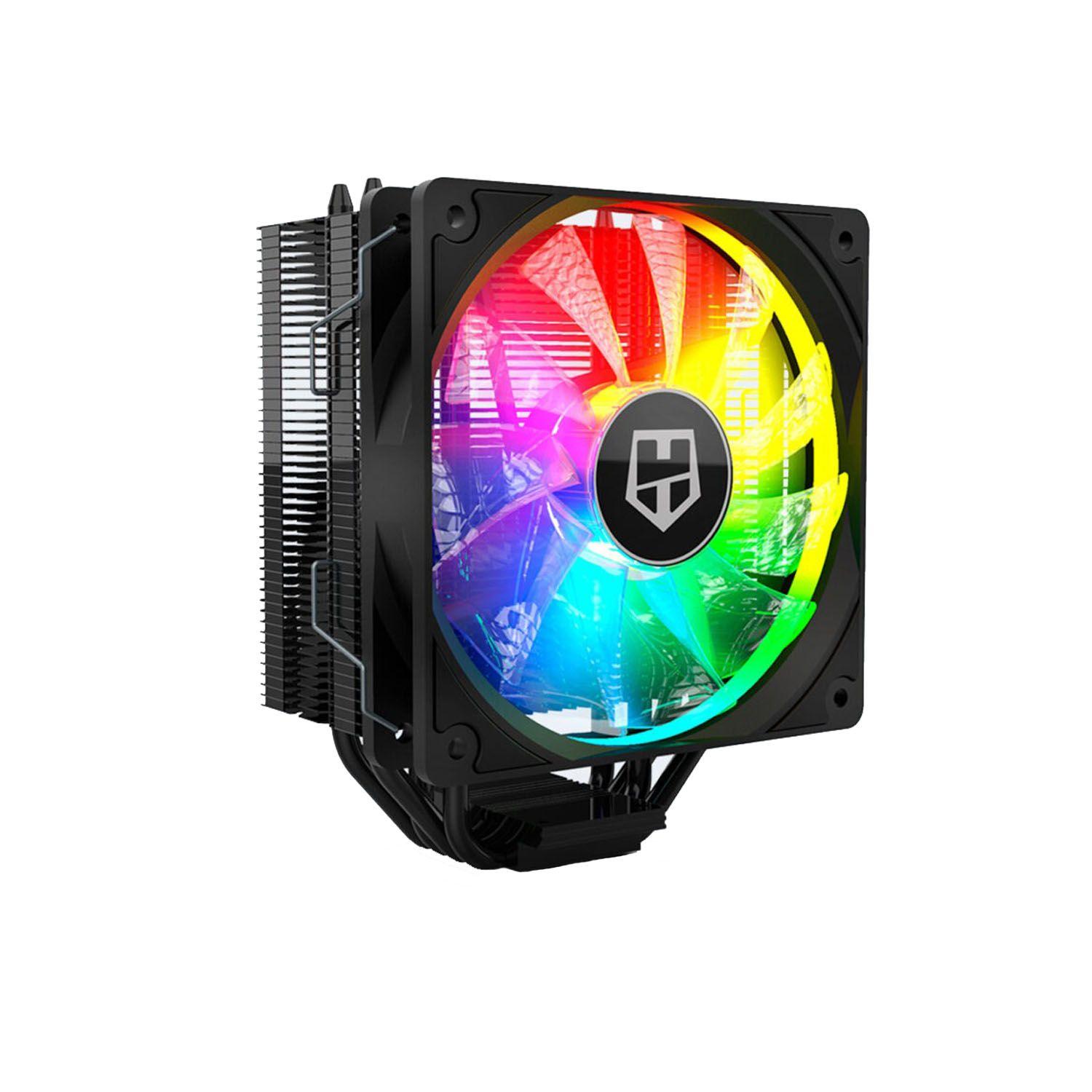 Disipador Cooler Para Procesador H-224 ARGB Negro Nox Hummer-0