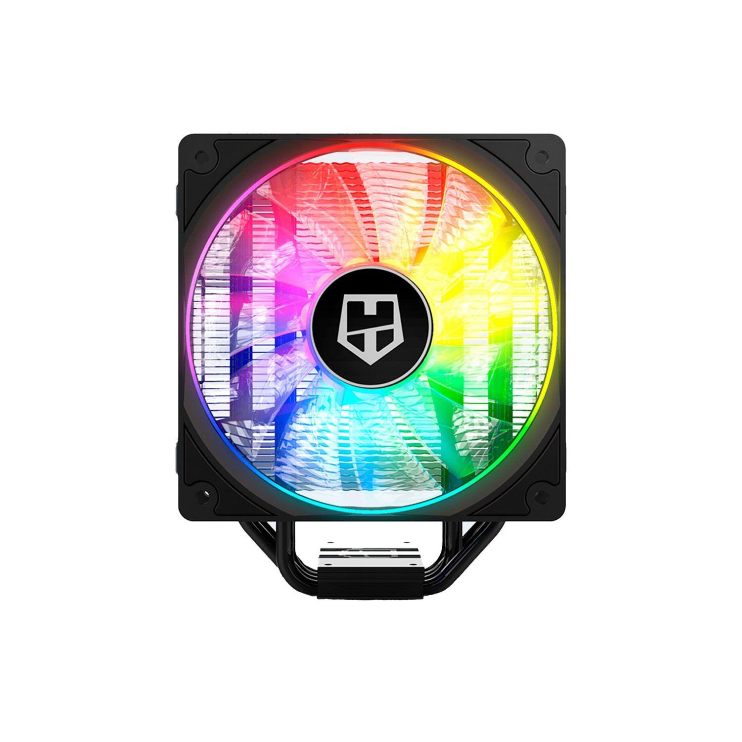 Disipador Cooler Para Procesador H-224 ARGB Negro Nox Hummer-1