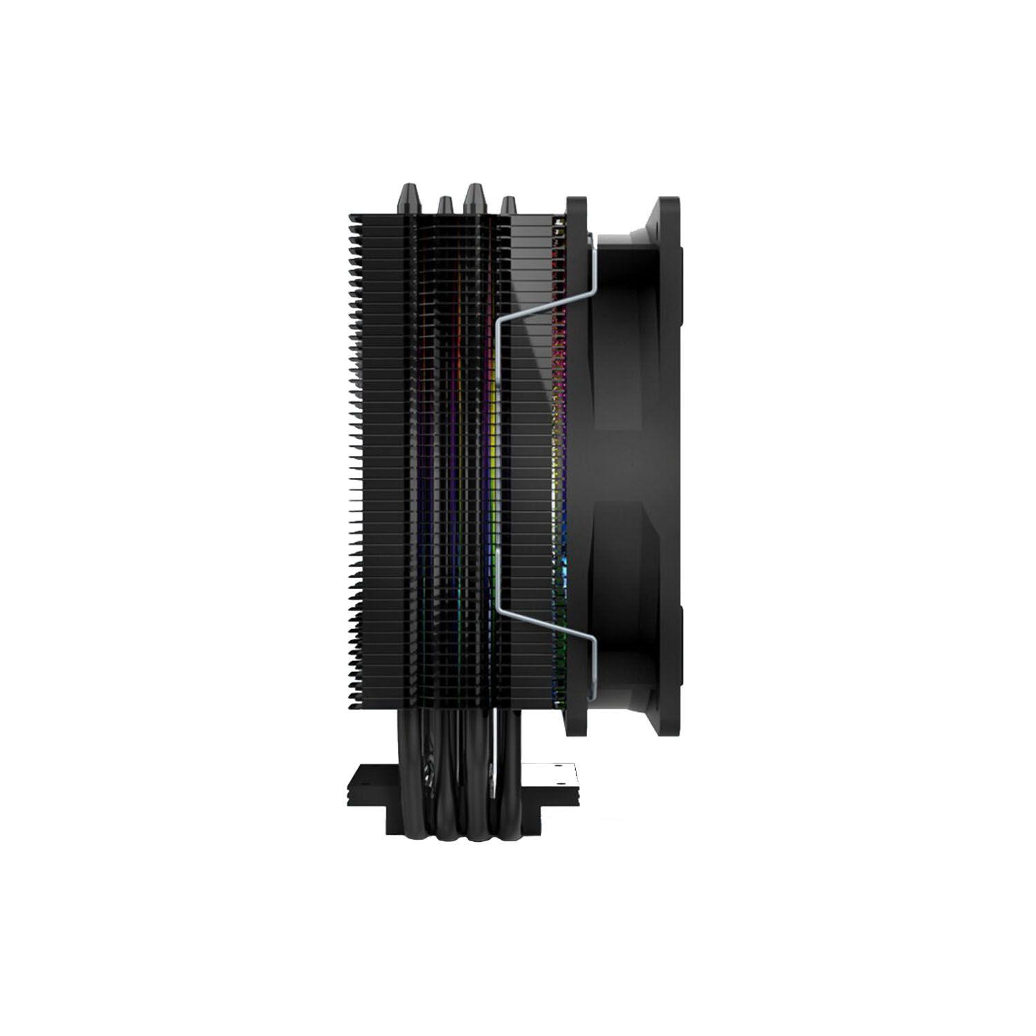 Disipador Cooler Para Procesador H-224 ARGB Negro Nox Hummer-3