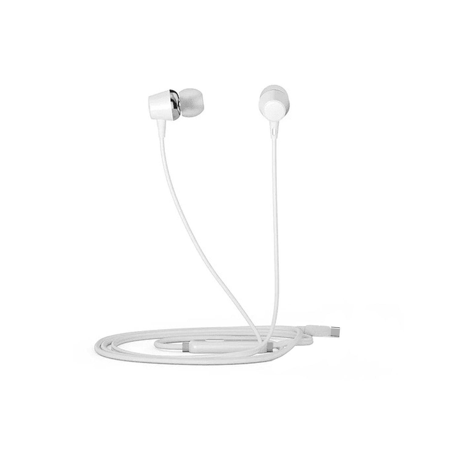 Audífonos Con Conector Tipo-C HP DHE-7000C Blanco-2