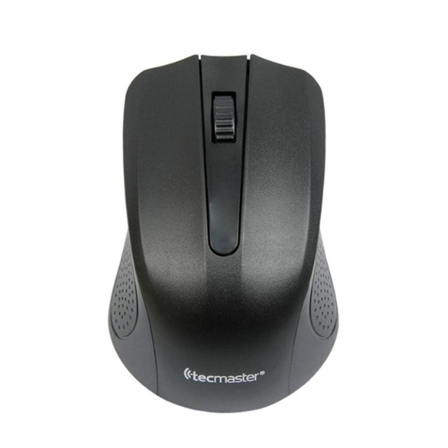 Mouse Inalambrico Tecmaster TM-100514-BK Negro - Crazygames-0