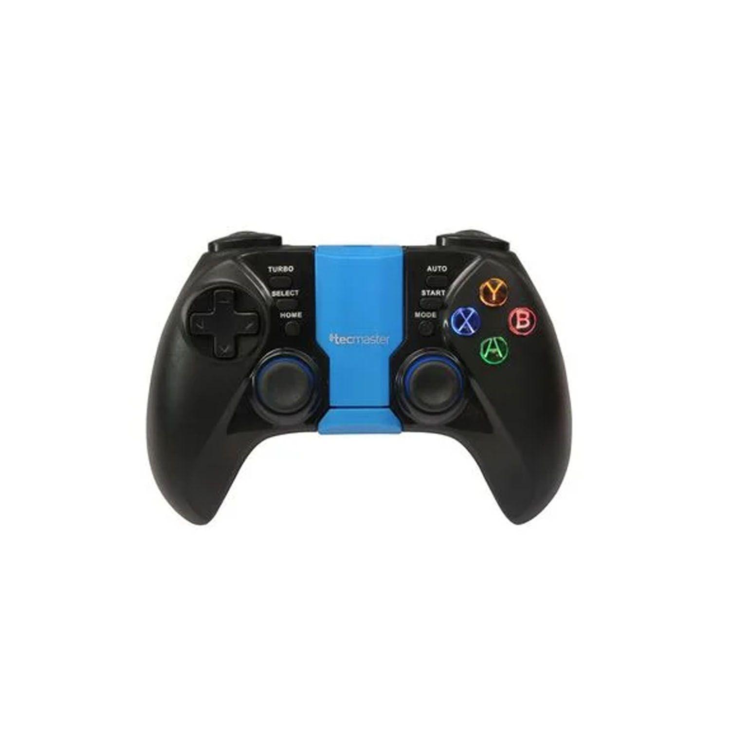 Gamepad Bluetooth Para Celulares Y Pc Blue Tecmaster-0