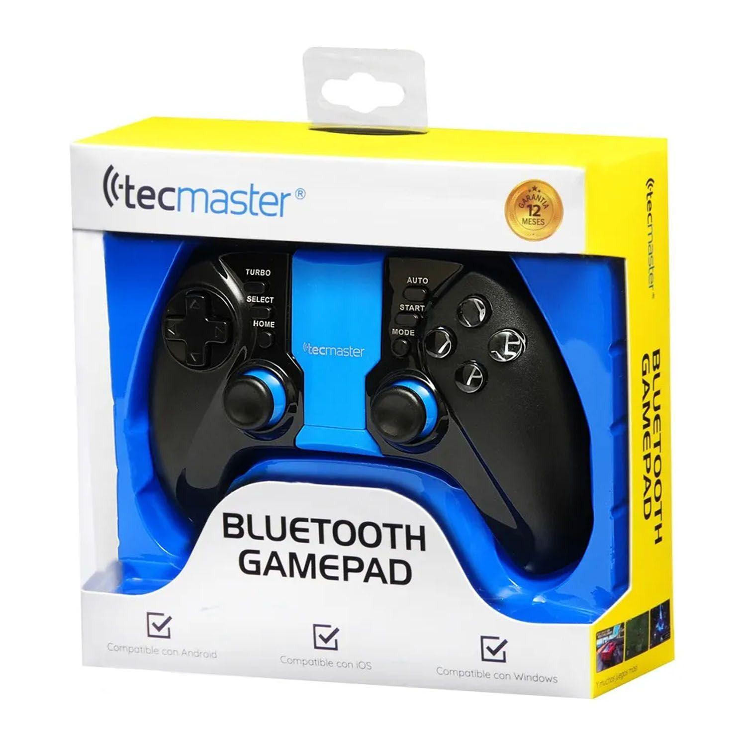 Gamepad Bluetooth Para Celulares Y Pc Blue Tecmaster-2