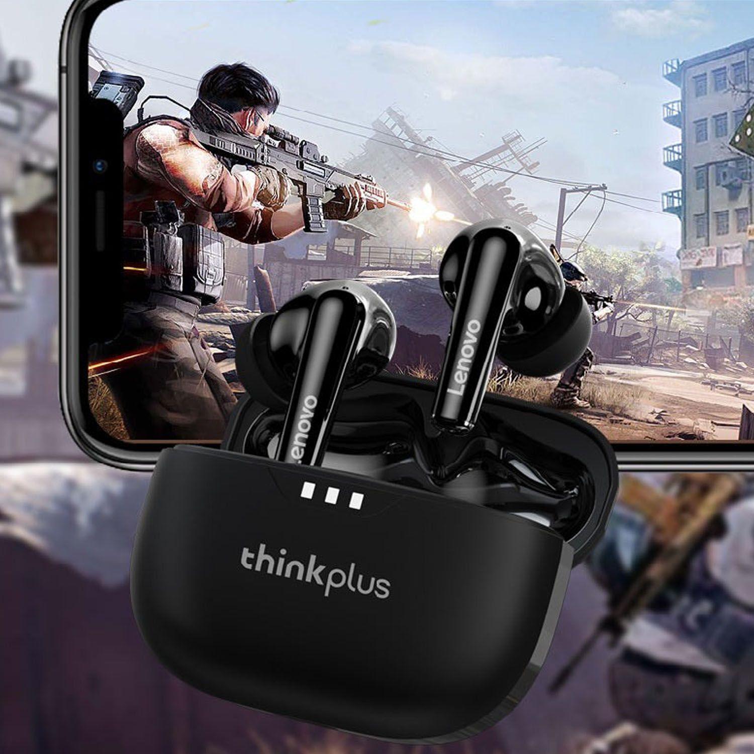 Audifono Bluetooth 5.2 Lenovo LP3 Pro Negro - Crazygames-2