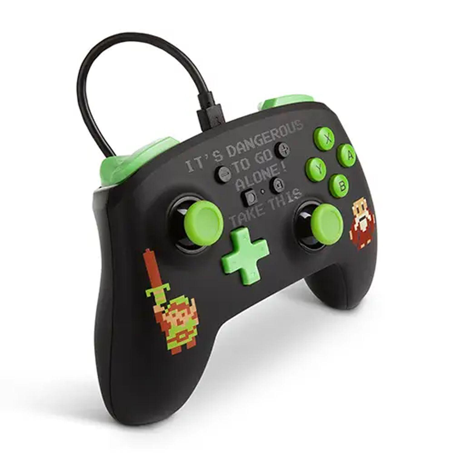 Control Pro Alámbrico Switch Retro ZELDA Power A-1