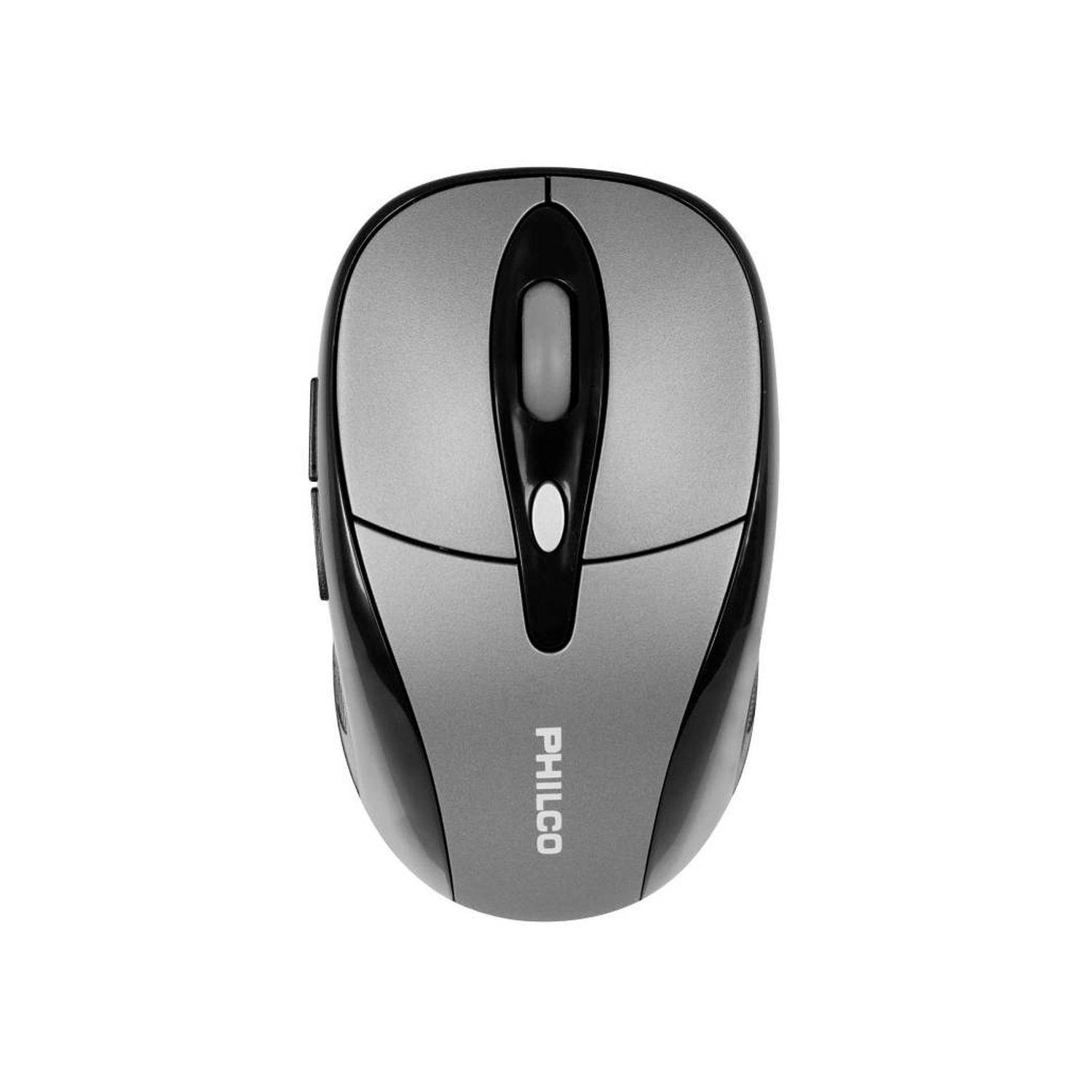 Mouse Optico 3d Inalambrico Philco Gris 245ws - Crazygames-0