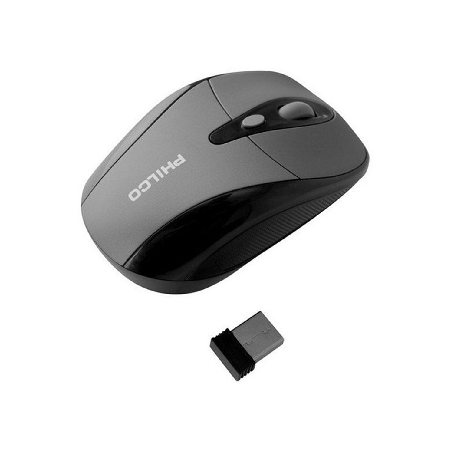 Mouse Optico 3d Inalambrico Philco Gris 245ws - Crazygames-1