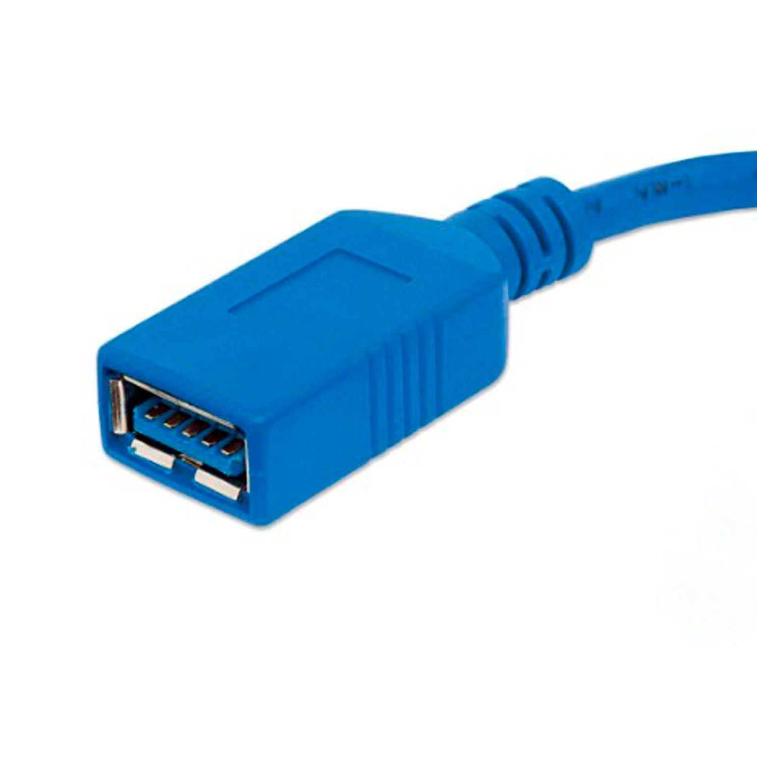 Cable OTG Tipo-C 3.1 Azul Manhattan 353540 - Crazygames-3