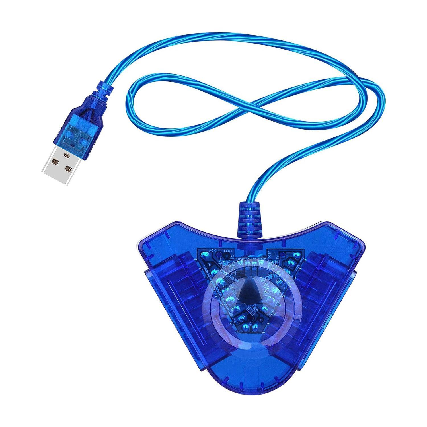 Adaptador Convertidor Compatible Con Mando Ps2 A Usb-0