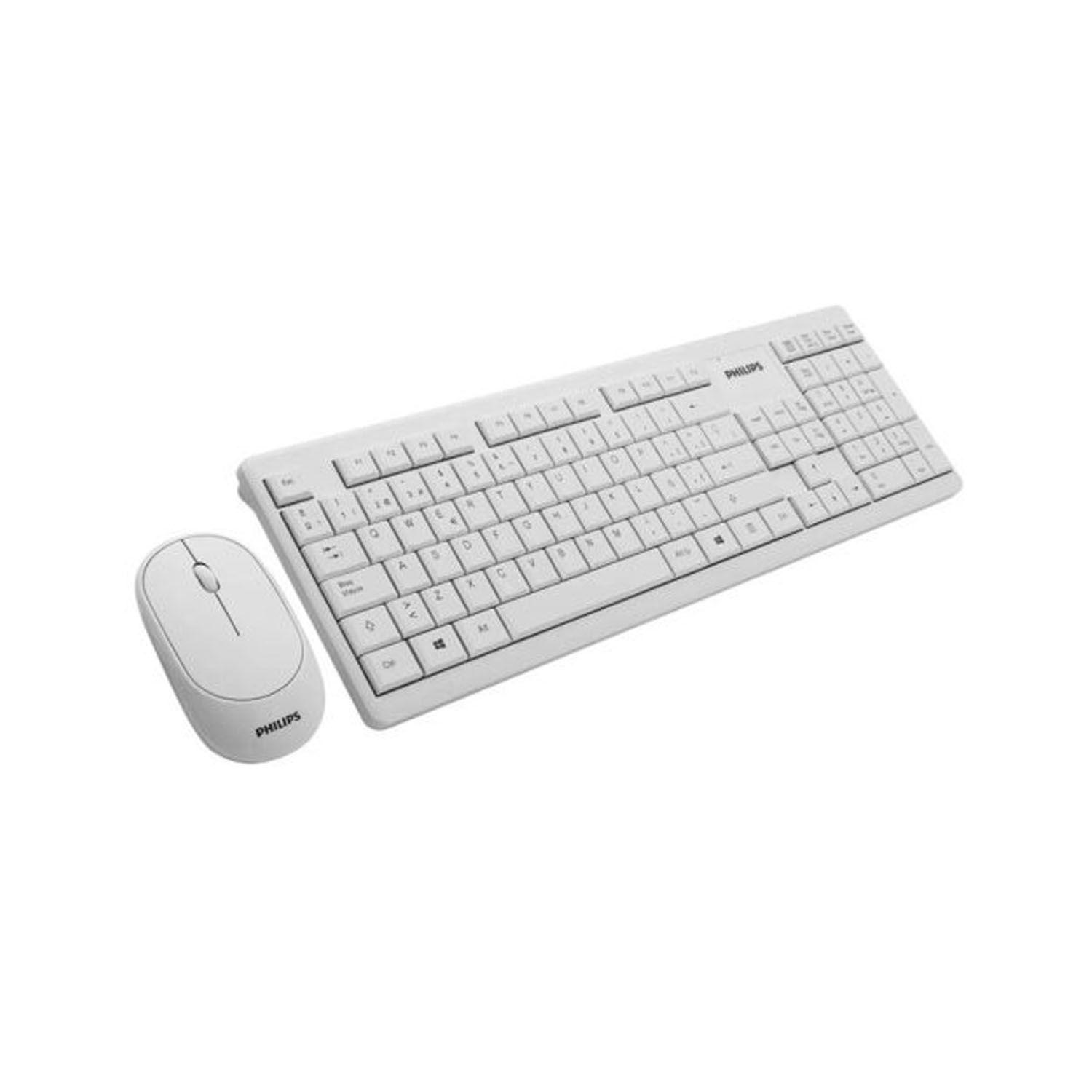 Kit De Mouse Y Teclado Philco Totally Wireless Blanco-1