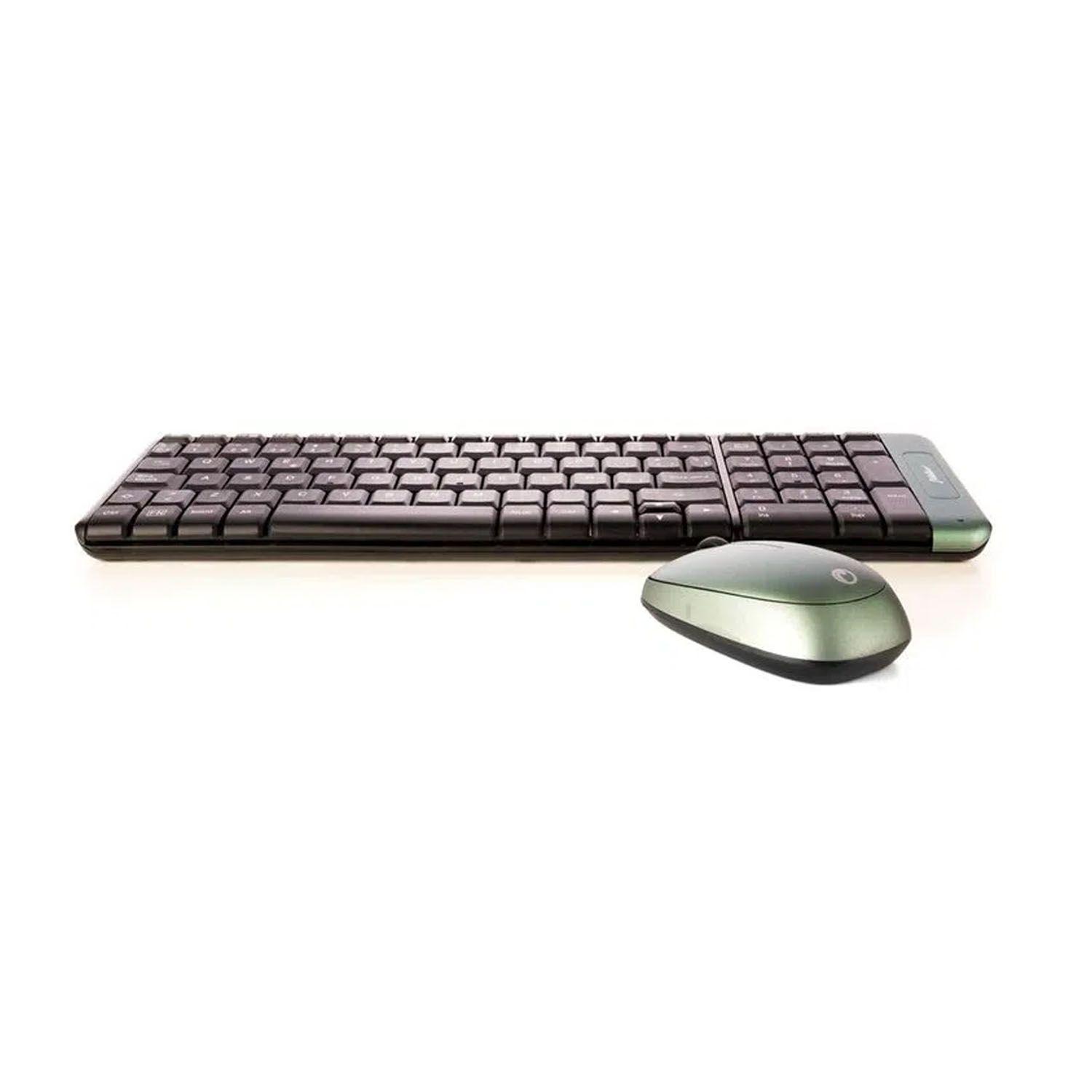 Kit De Mouse Y Teclado Wireless Verde Fiddler FD-KITWLESS-V-0