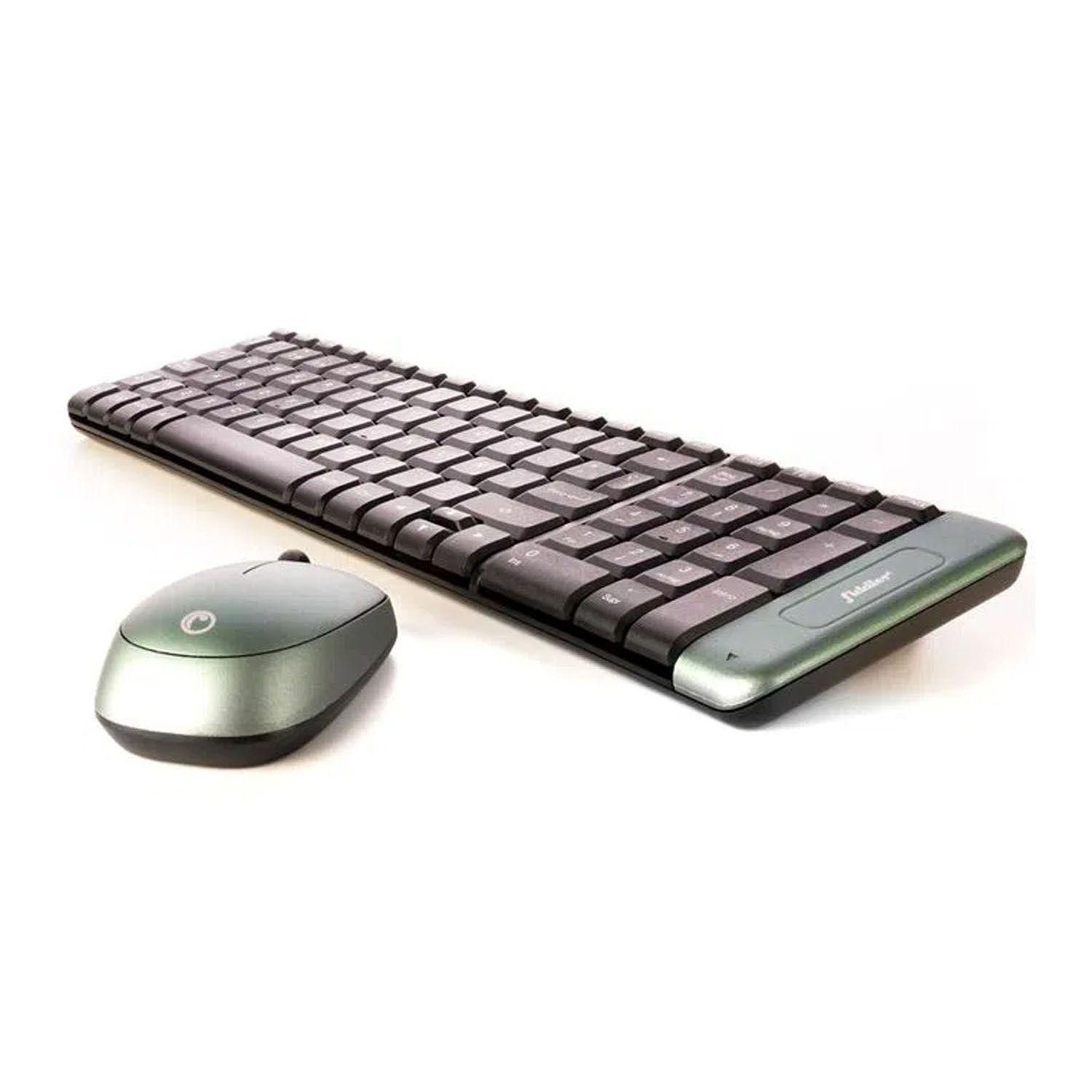 Kit De Mouse Y Teclado Wireless Verde Fiddler FD-KITWLESS-V-1