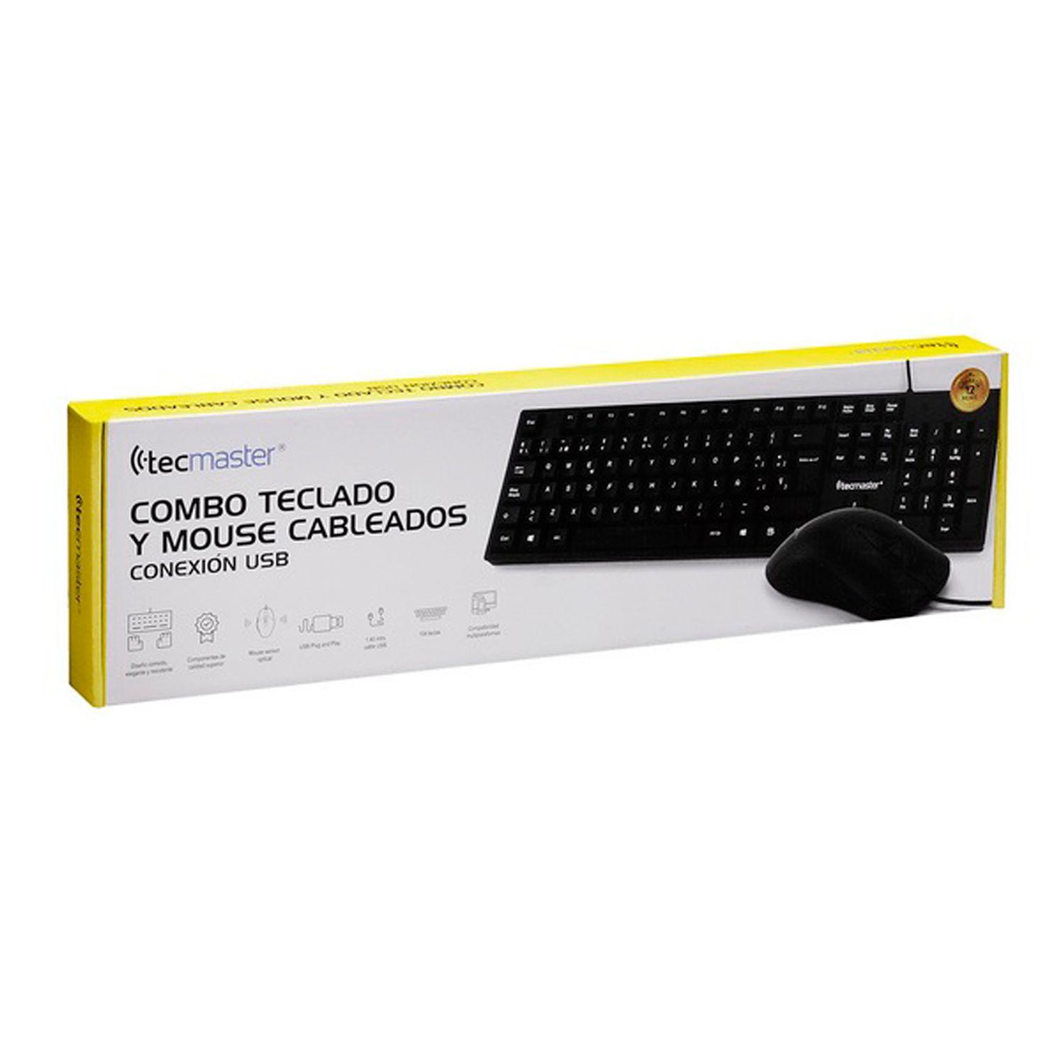 Kit De Mouse y Teclado Alambrico TM-100511 Tecmaster-2