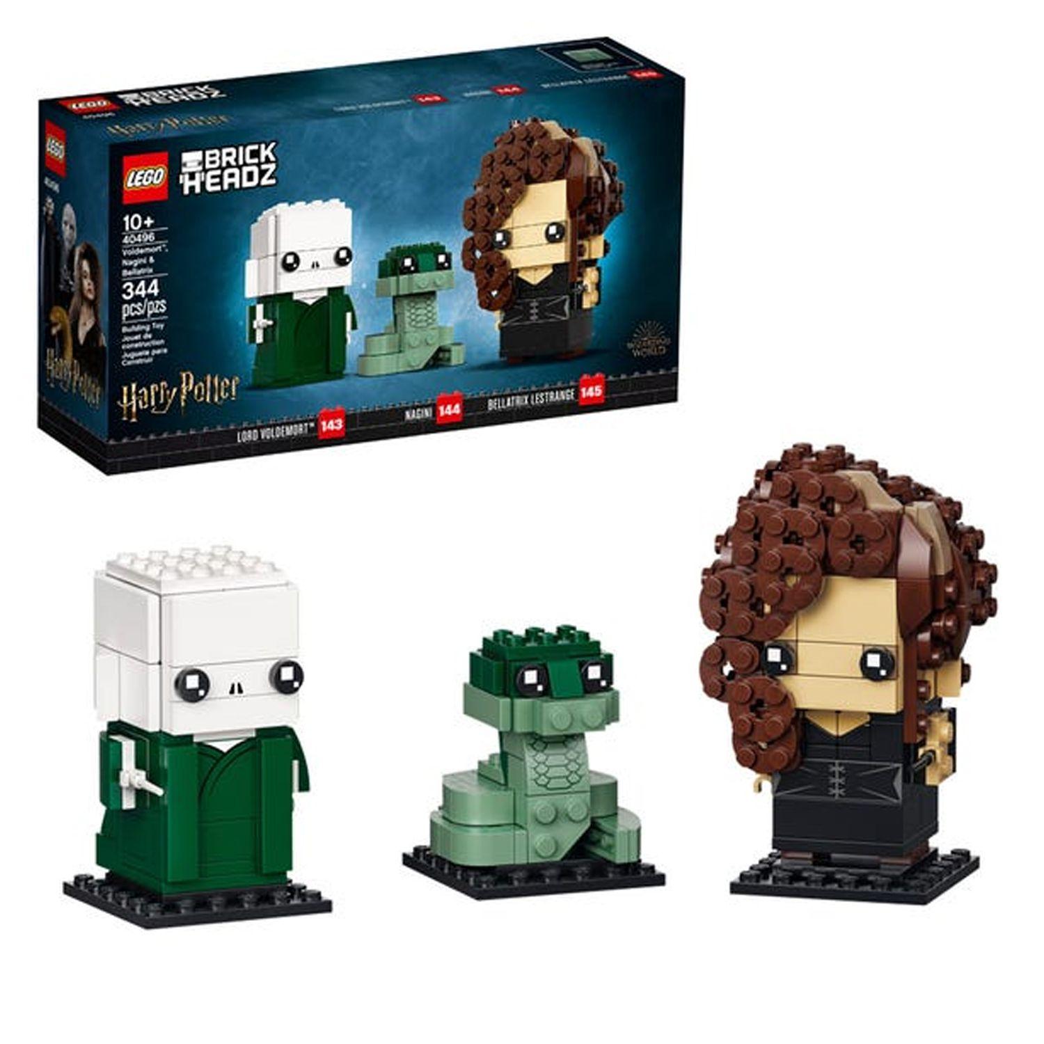 Lego Brick Headz Harry Potter: Voldemort, Nagini y Bellatrix-0