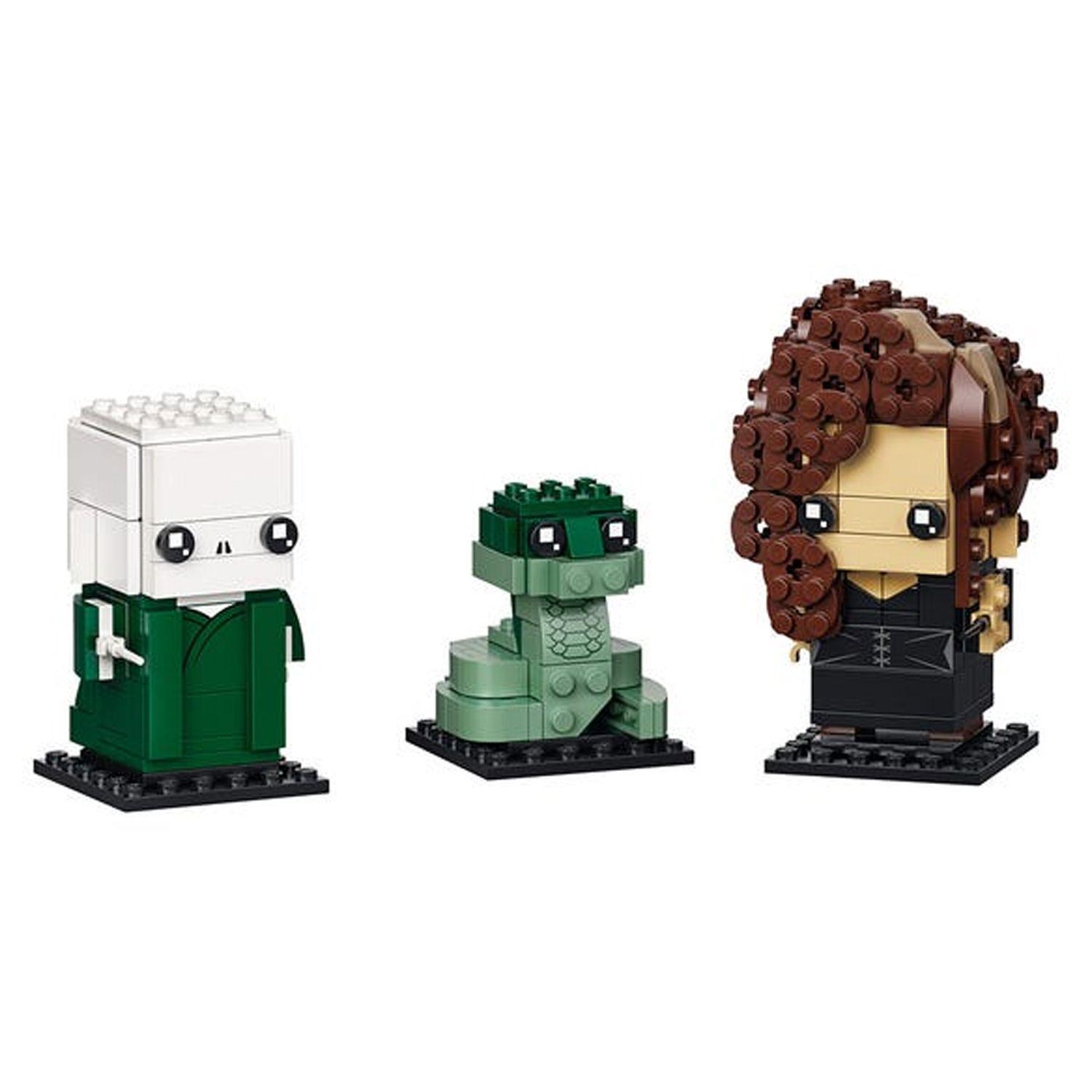 Lego Brick Headz Harry Potter: Voldemort, Nagini y Bellatrix-1