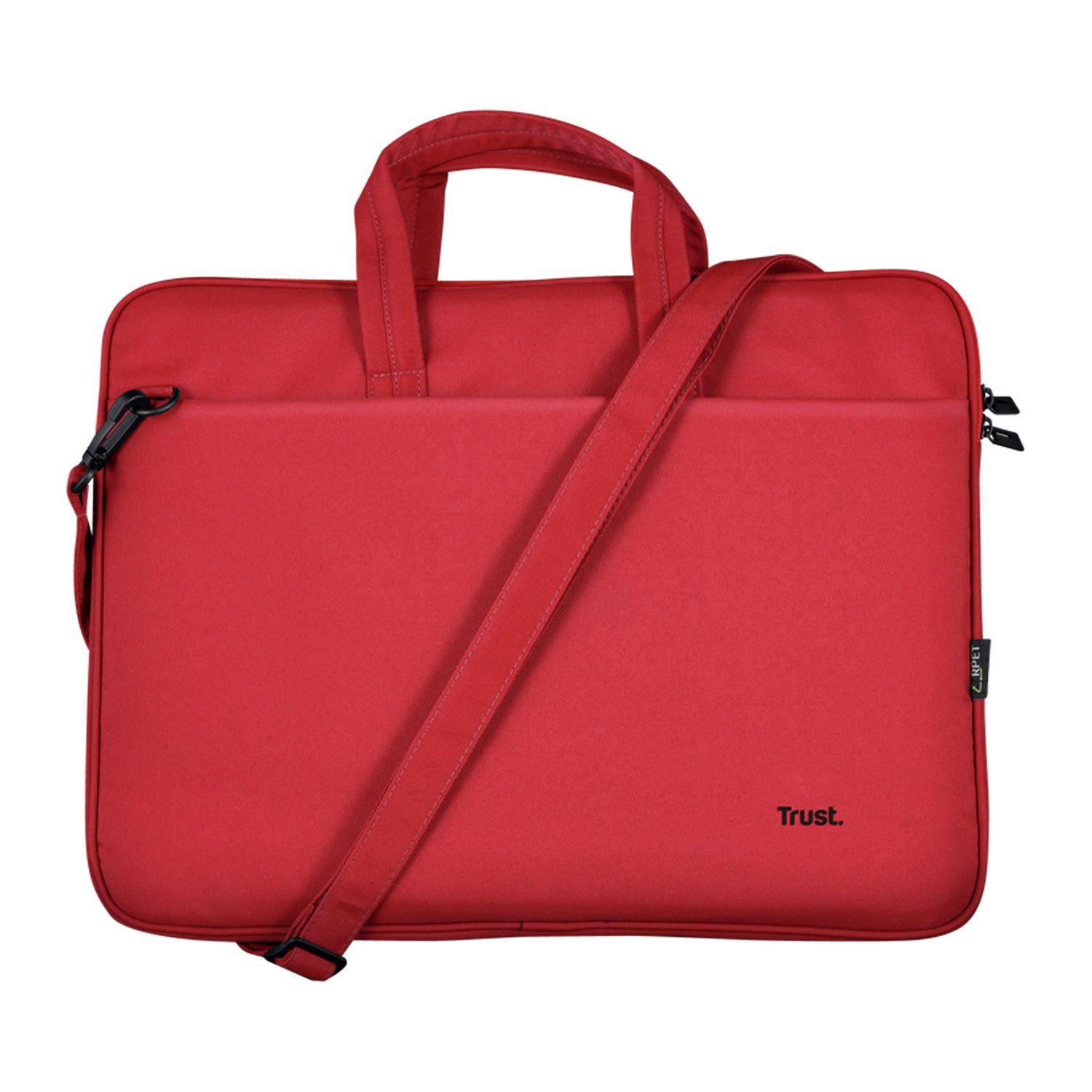 Maletin Para Notebook 16 pulgadas Trust Bologna Eco Red-1