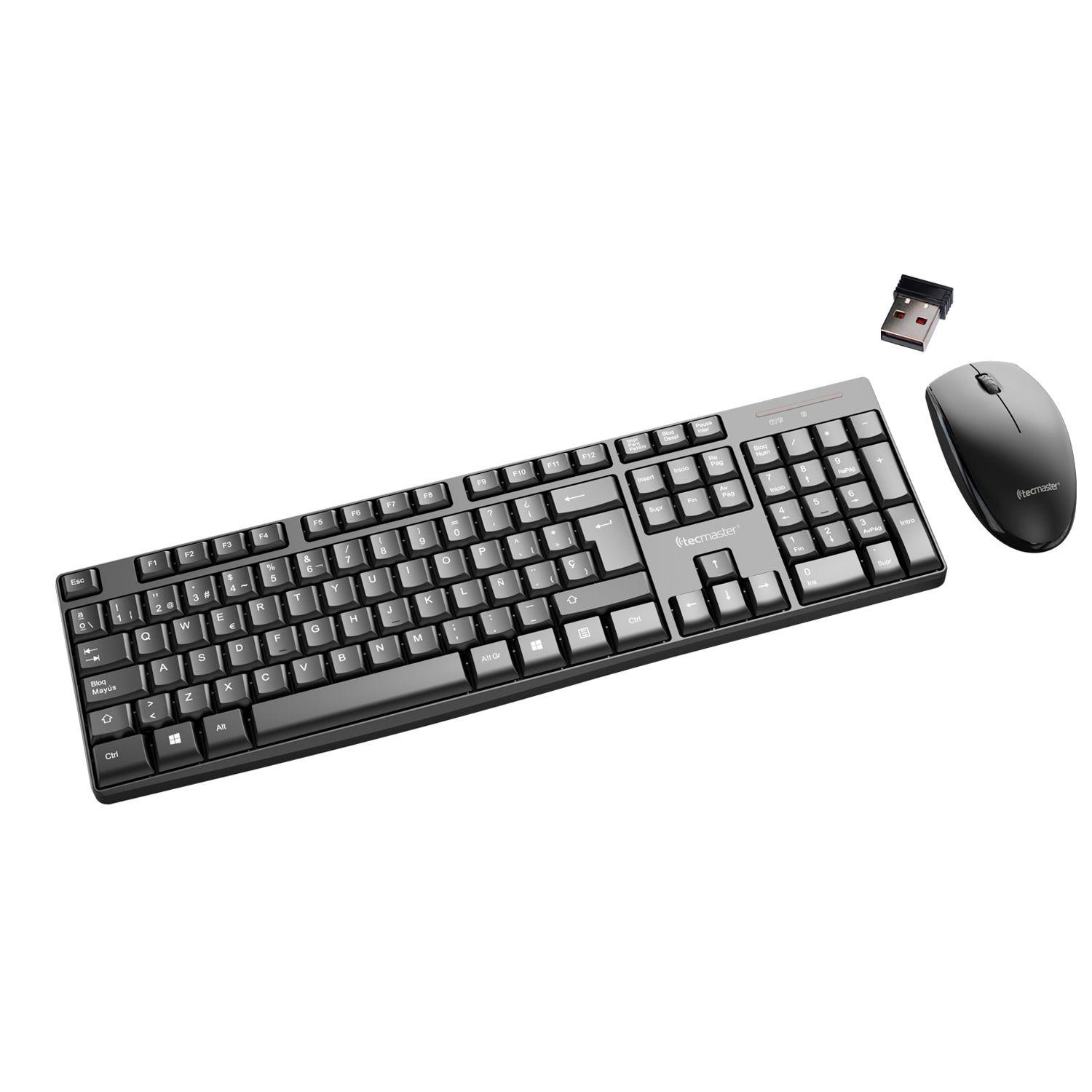 Kit De Mouse y Teclado Inalambrico TM-100512 Tecmaster-2